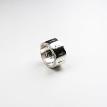 Trinity silver 14mm wide ring