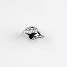 Triffid Platinum Heavy Two Section Diamond Ring