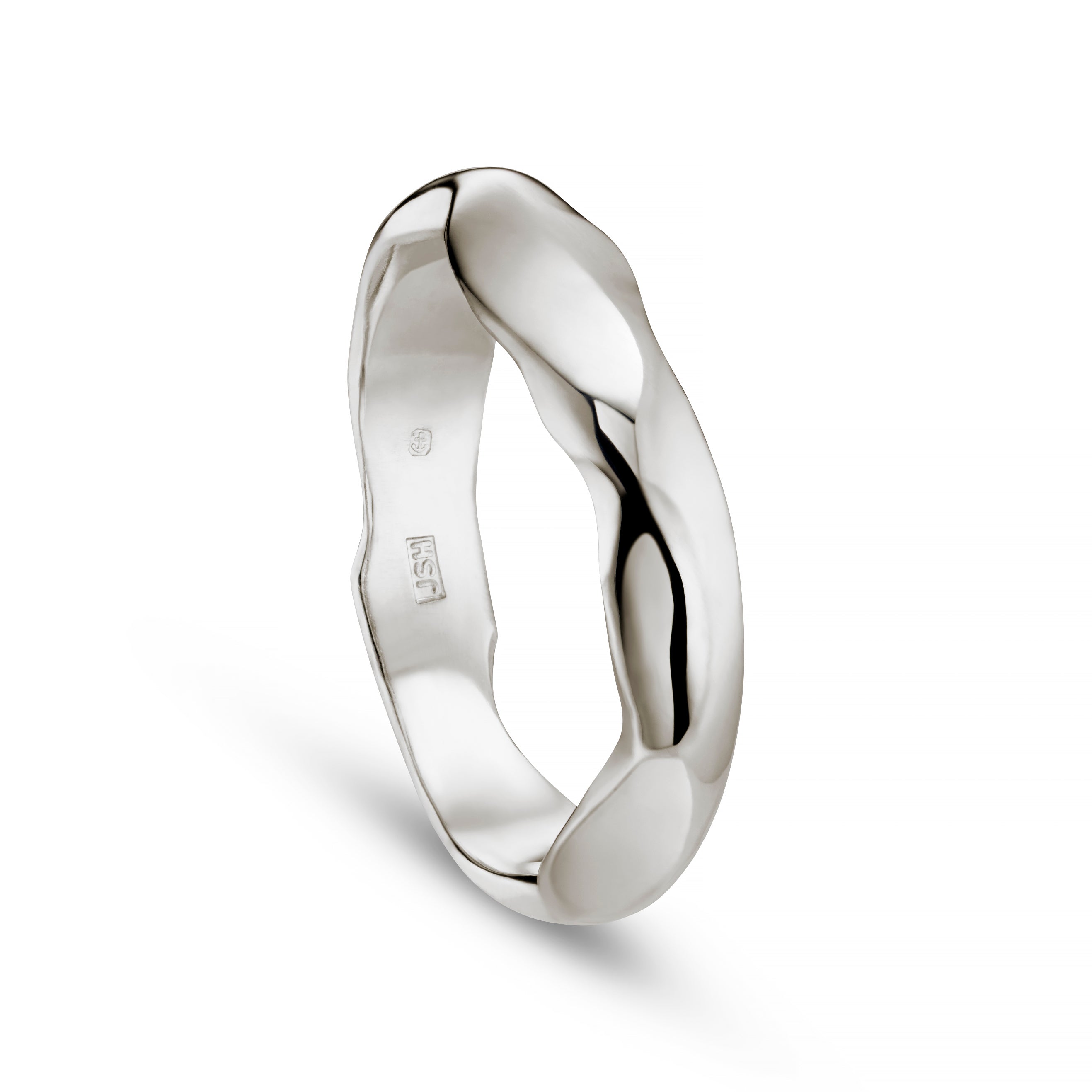 Carved Gold 4mm Ring