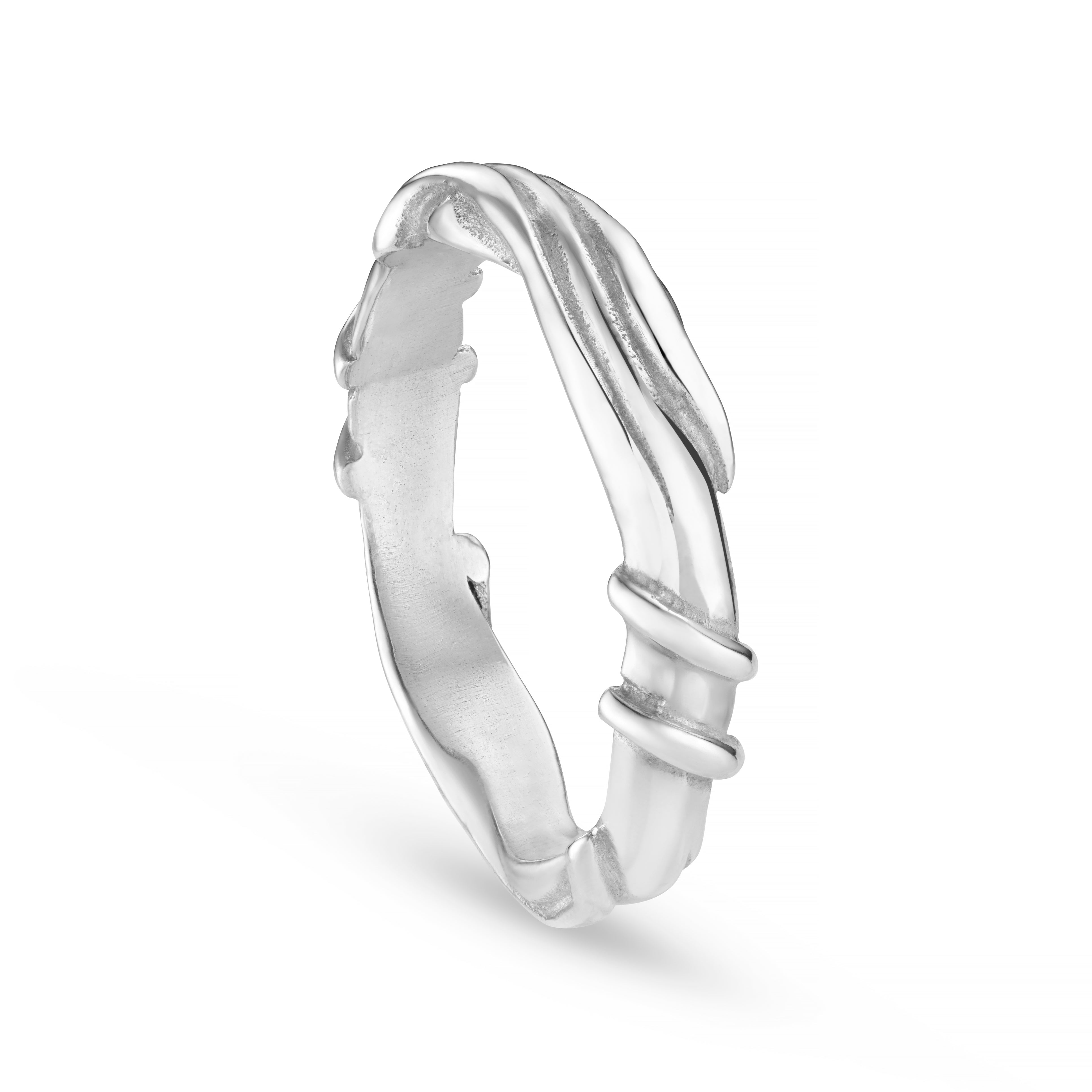 Entwine Silver 5mm Ring