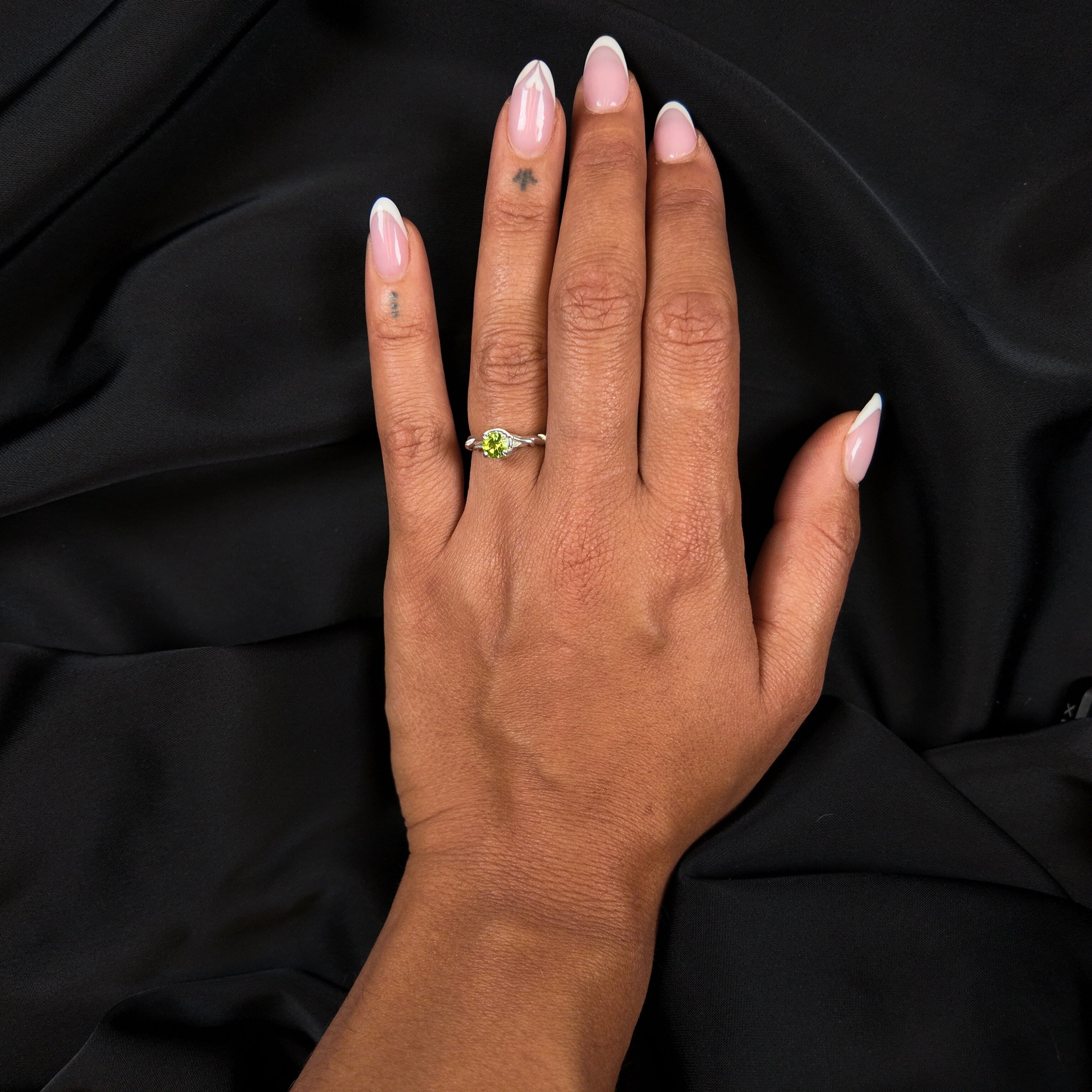 Entwine Silver Gemstone Ring