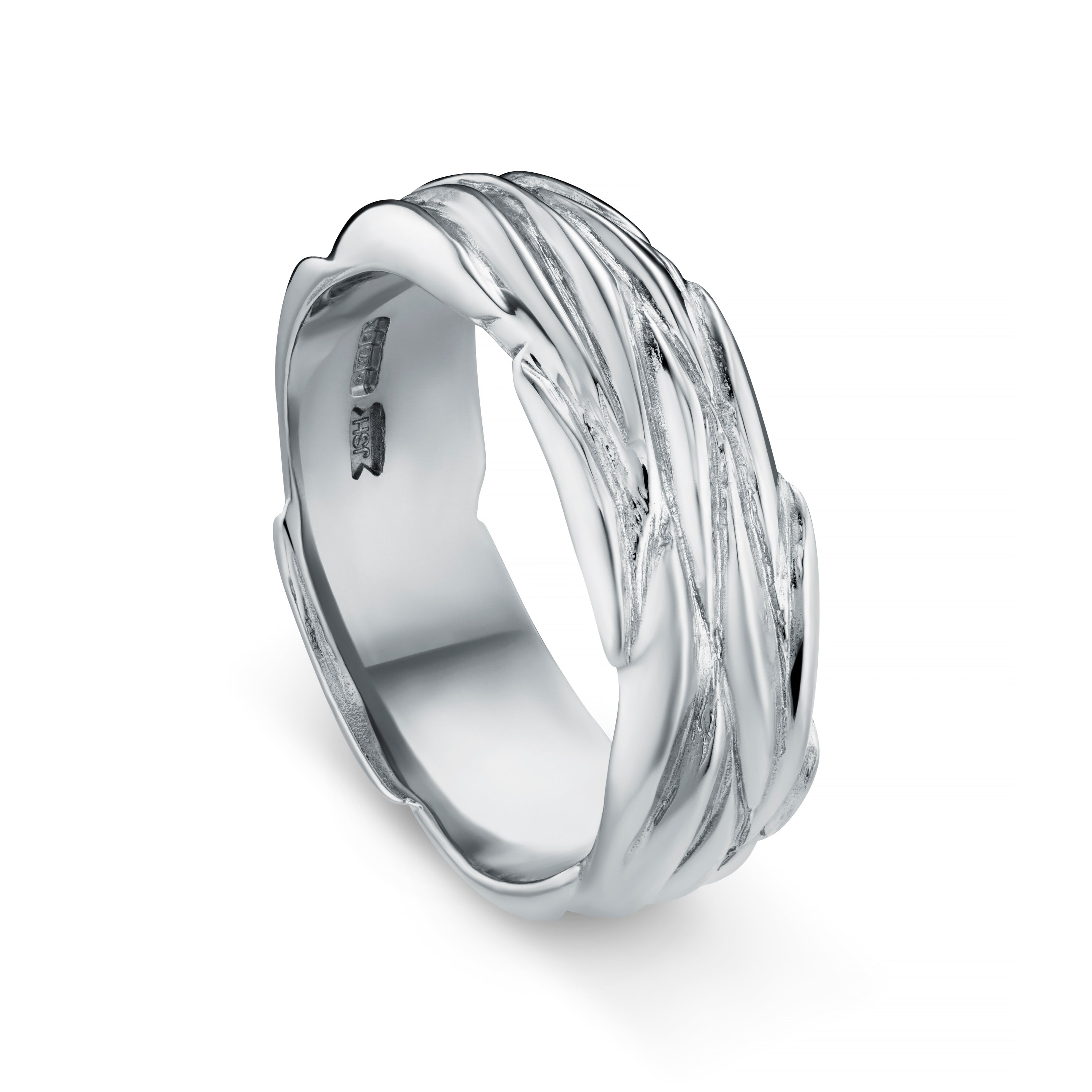 Forest Platinum 7.5mm Ring