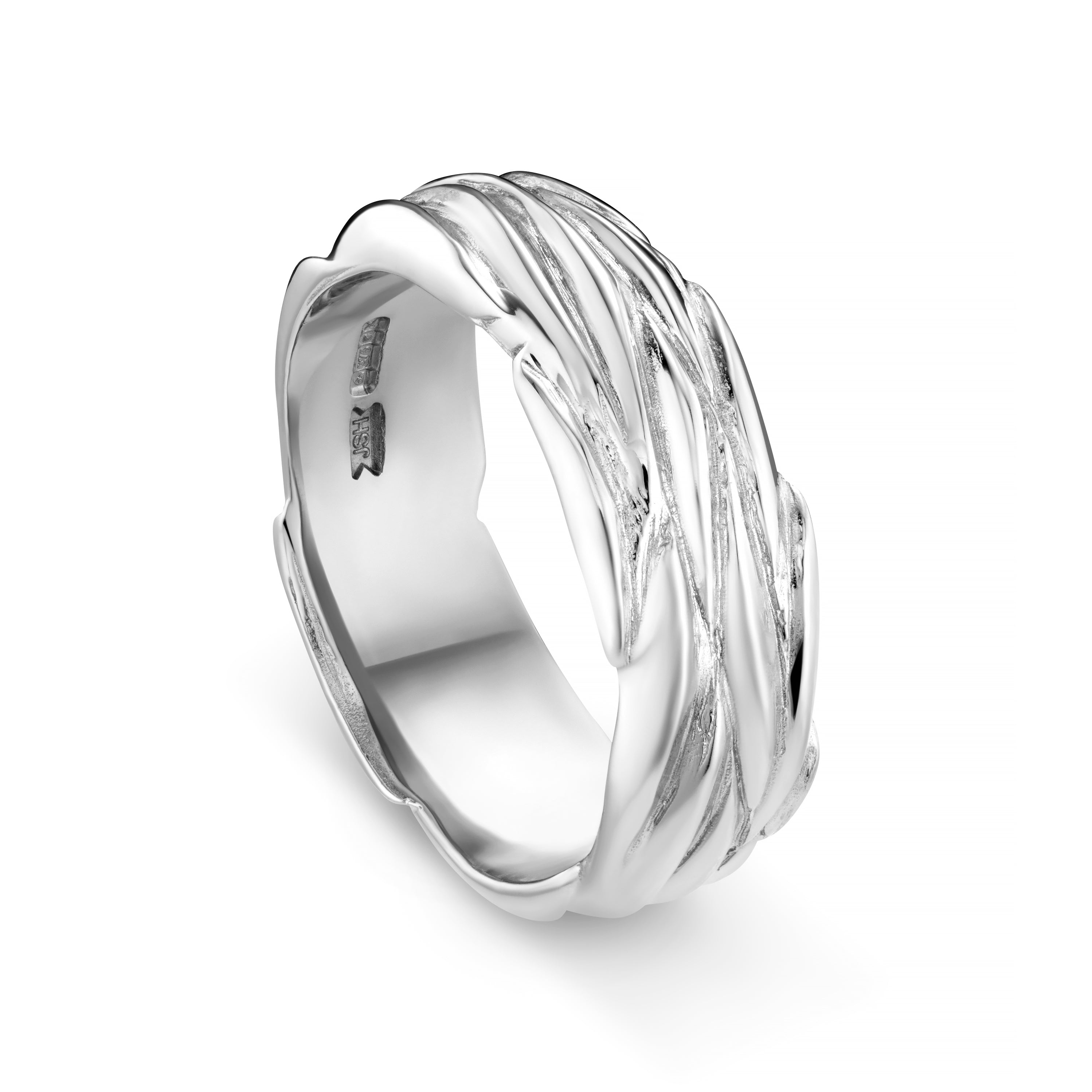 Forest Silver 7.5mm Ring