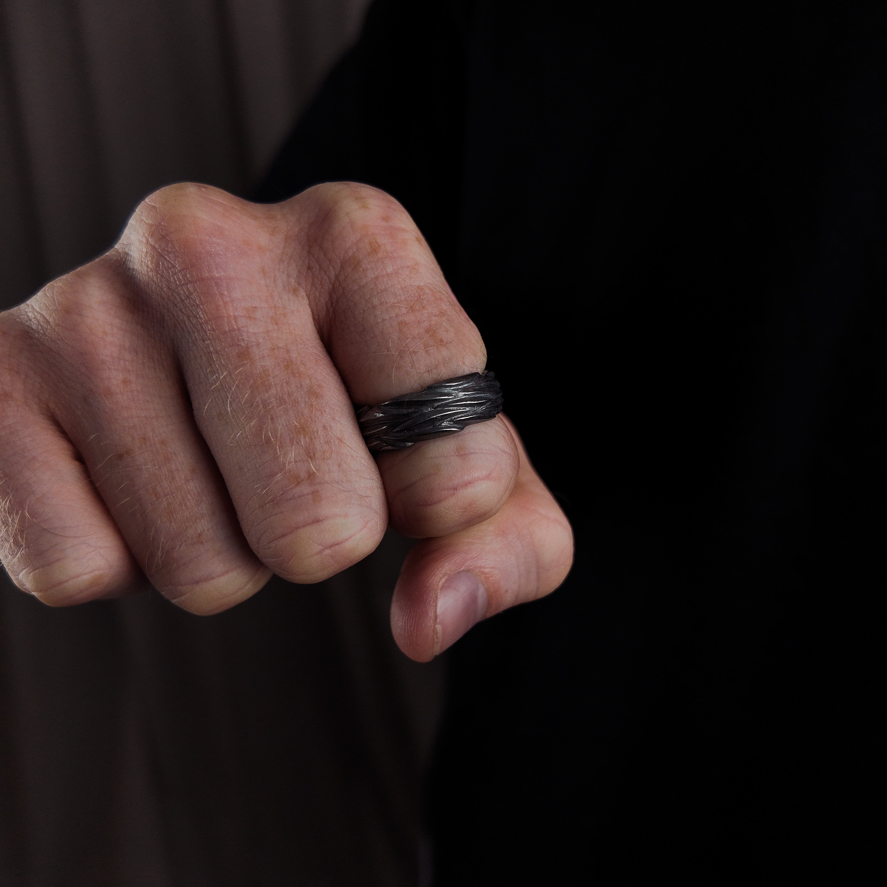 Forest Silver 7.5mm Ring