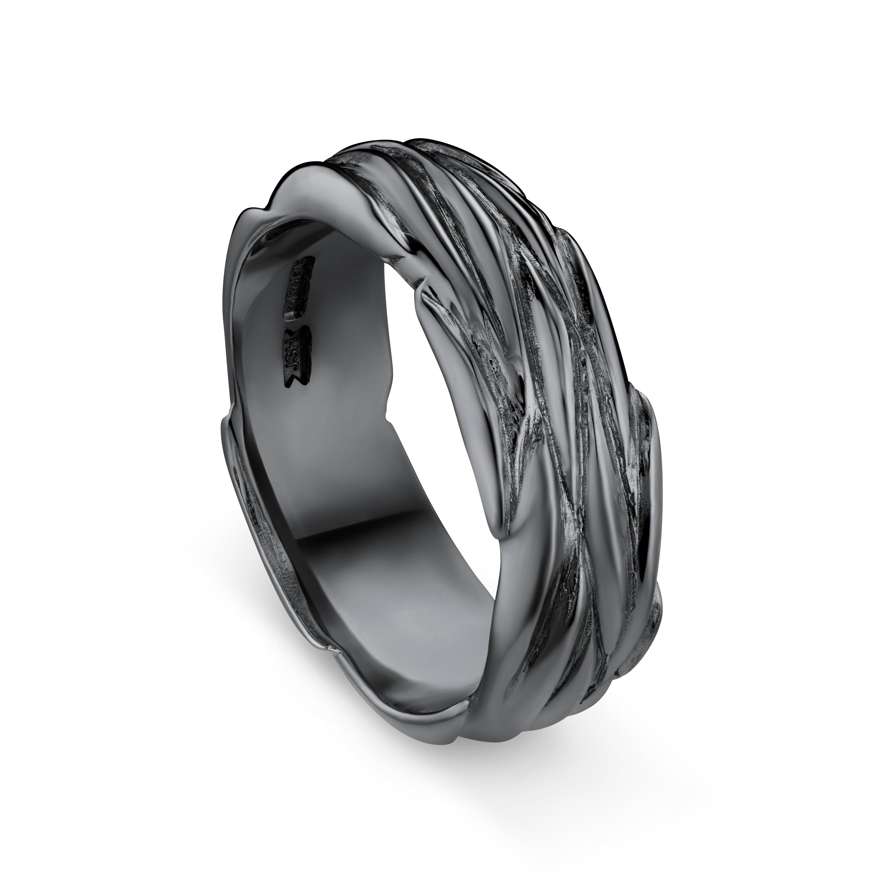 Forest Silver 7.5mm Ring