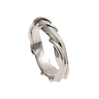 Entwine 18ct White Gold Wide Ring