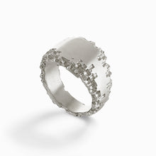 Luna Silver Large Signet Ring