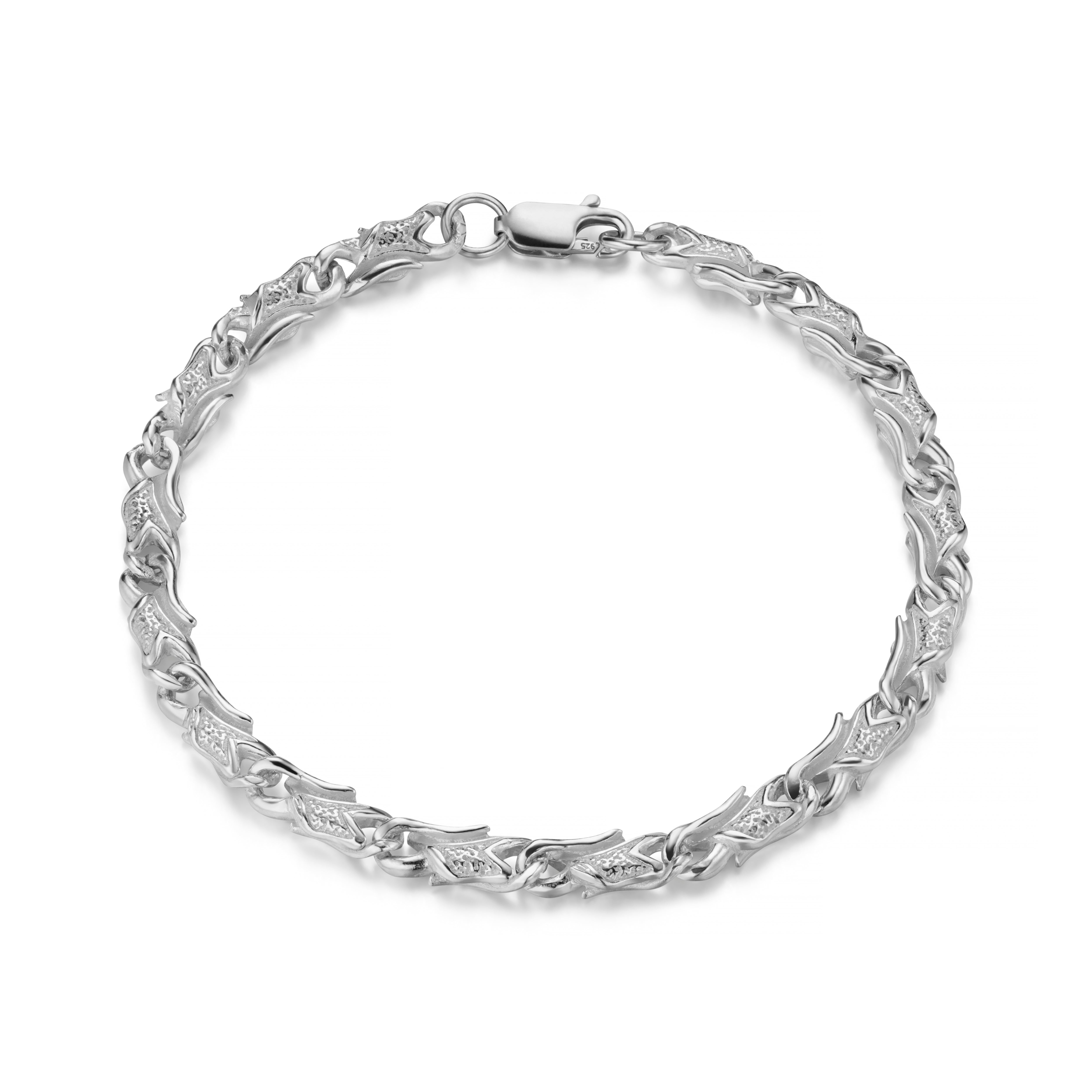 Libertine Silver Small Link Bracelet