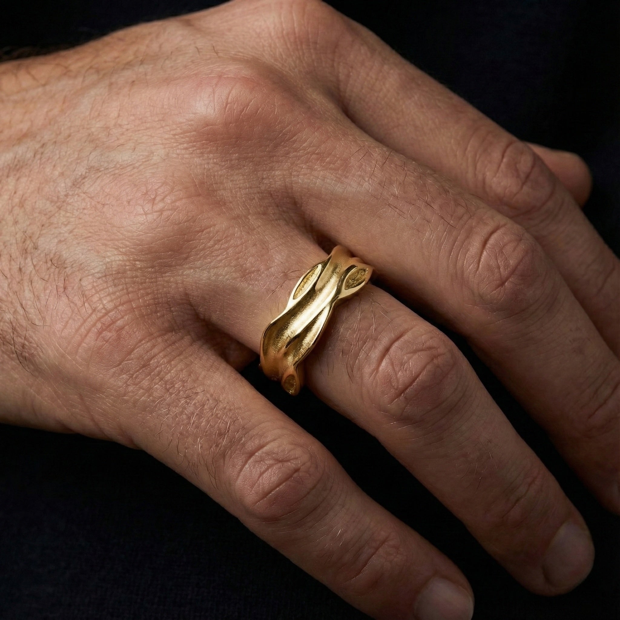 Libertine 9ct Gold 5.5mm Ring