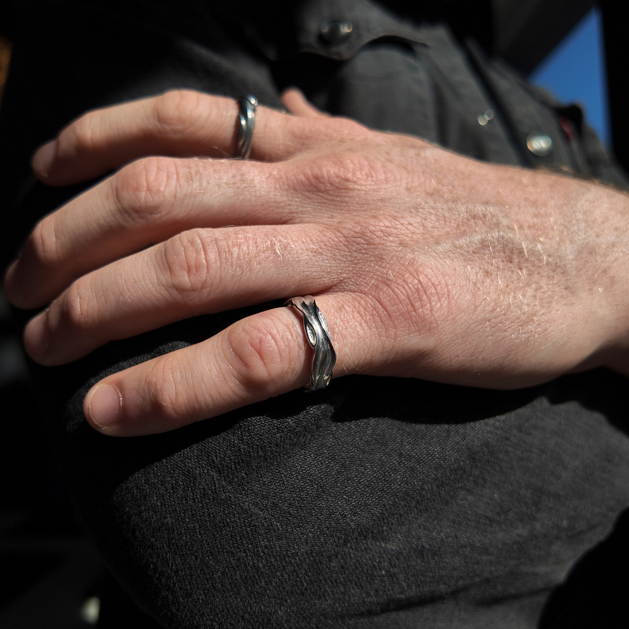 Libertine Platinum 5.5mm Ring