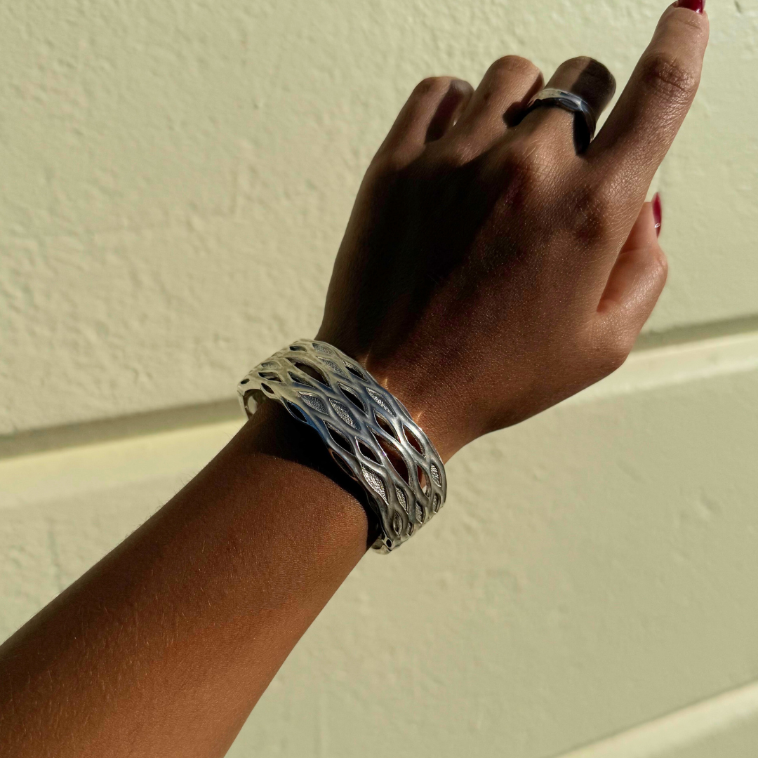 Libertine Silver Bangle