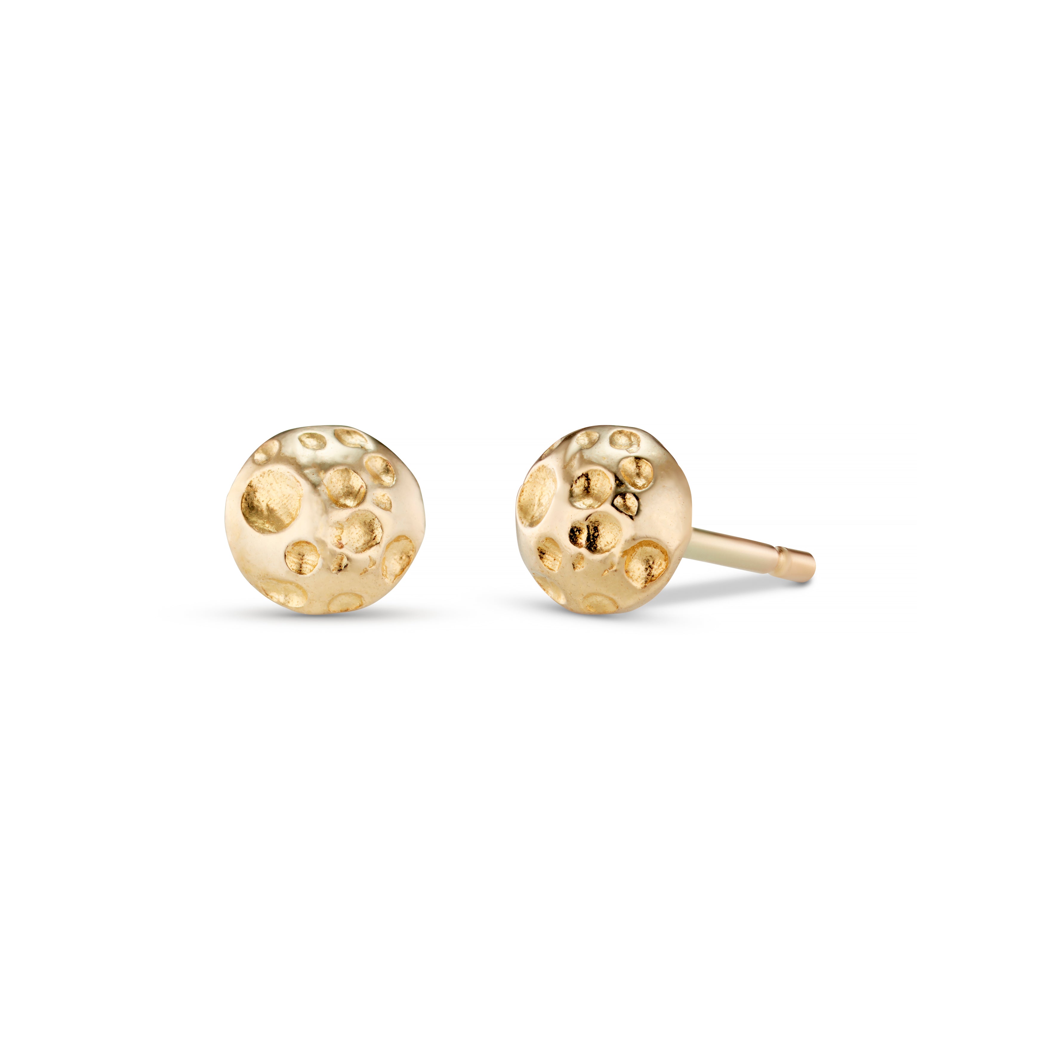 Little Things 9ct Gold Moon Studs