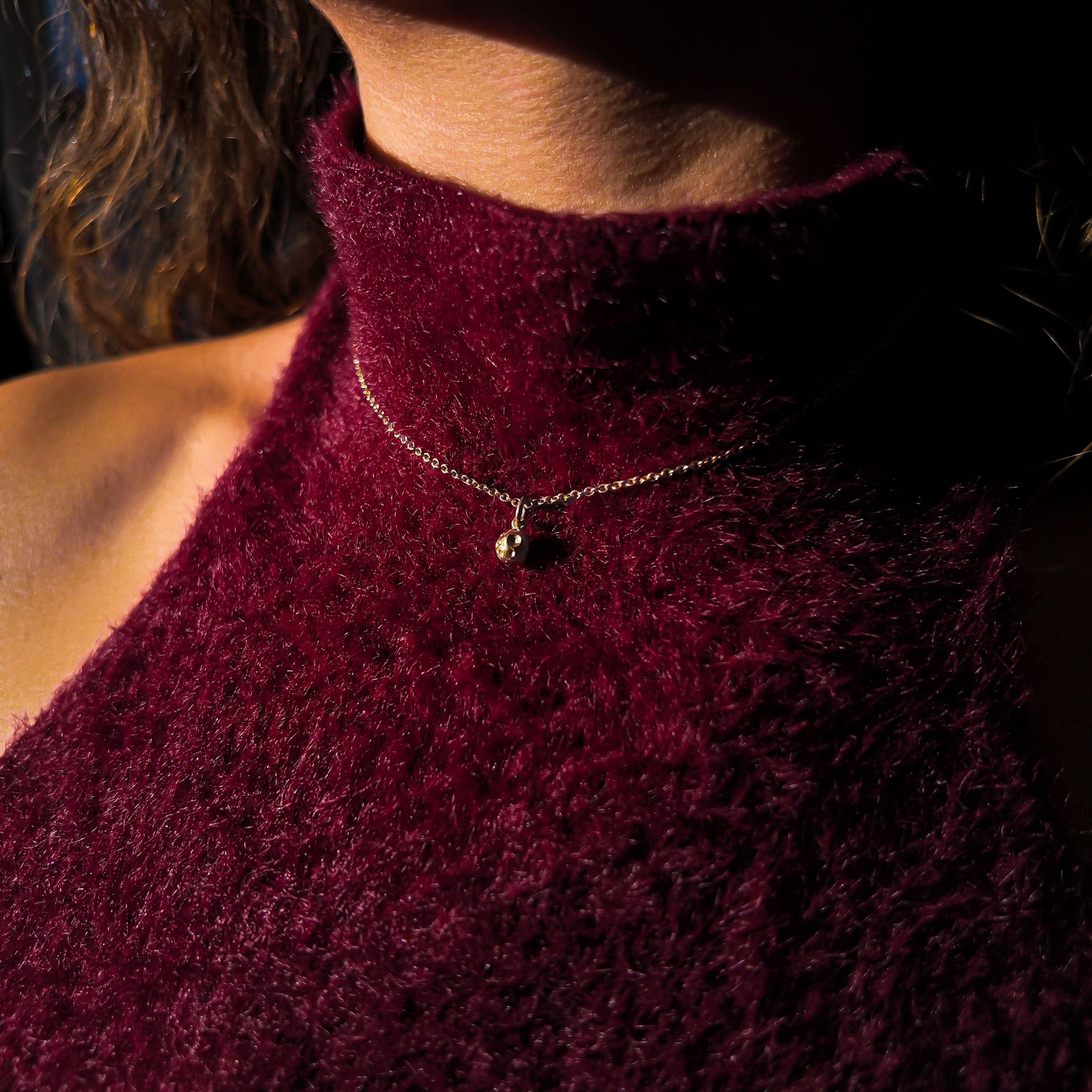 Little Things 9ct Gold Moon Necklace