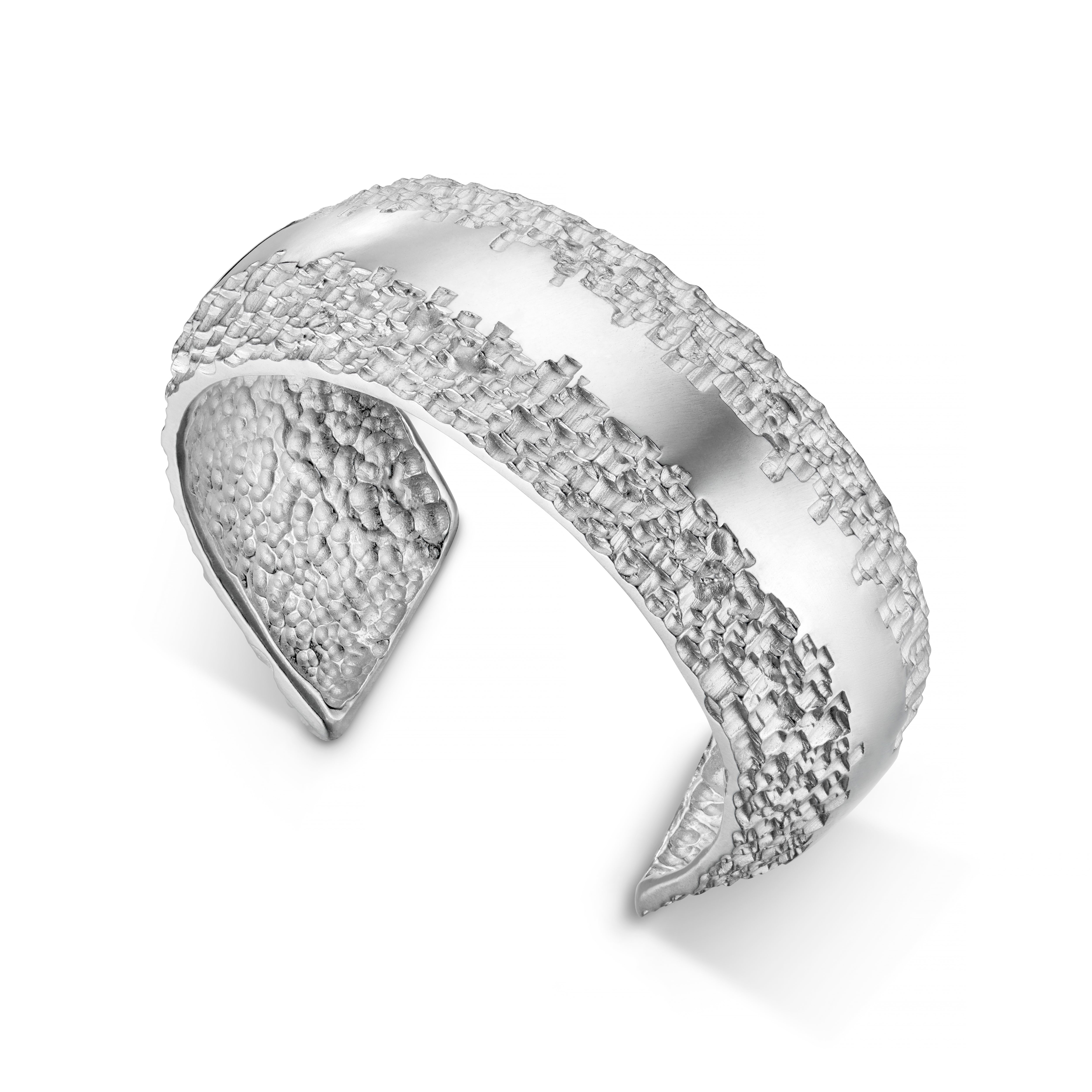Luna Silver Narrow Cuff