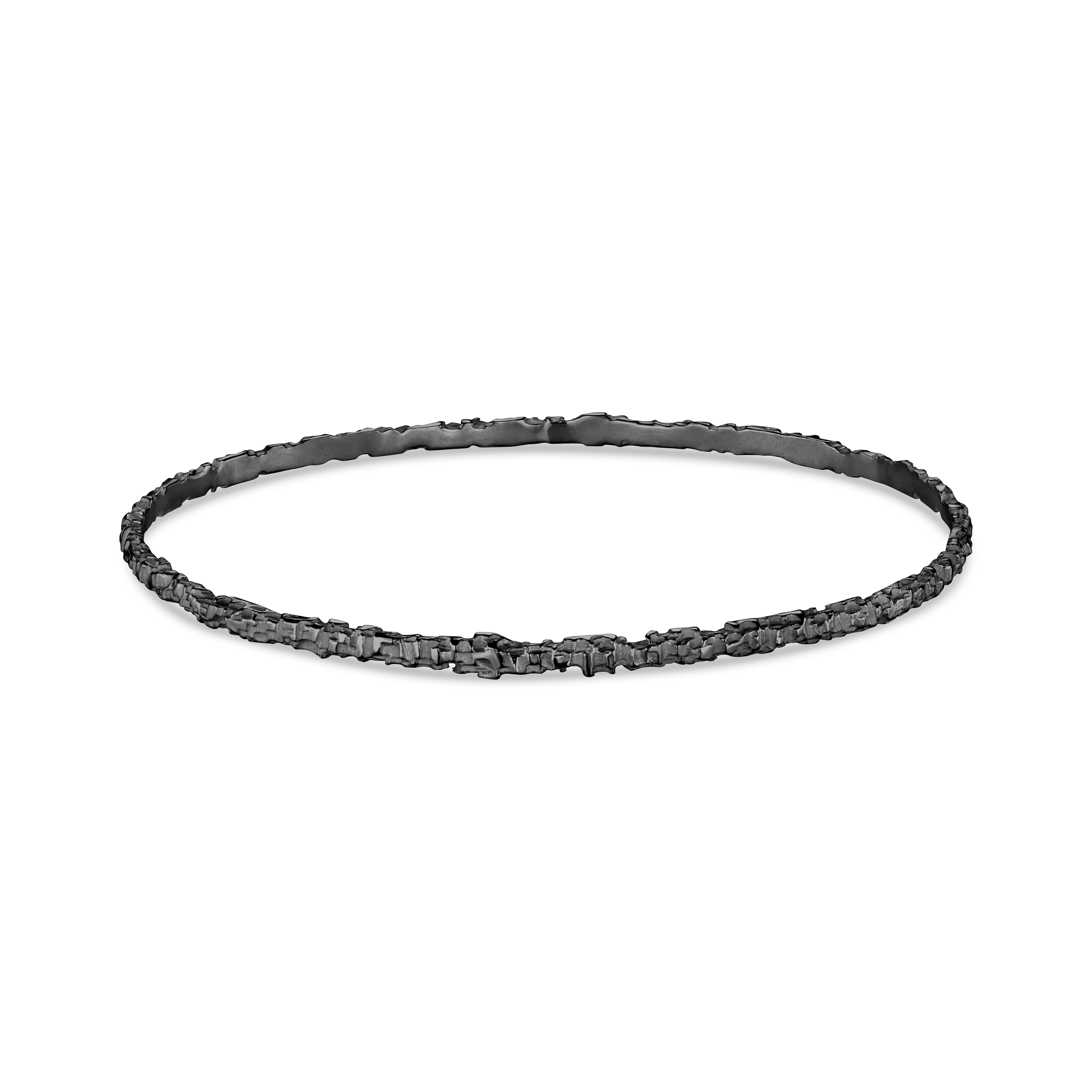 Luna Silver Bangle