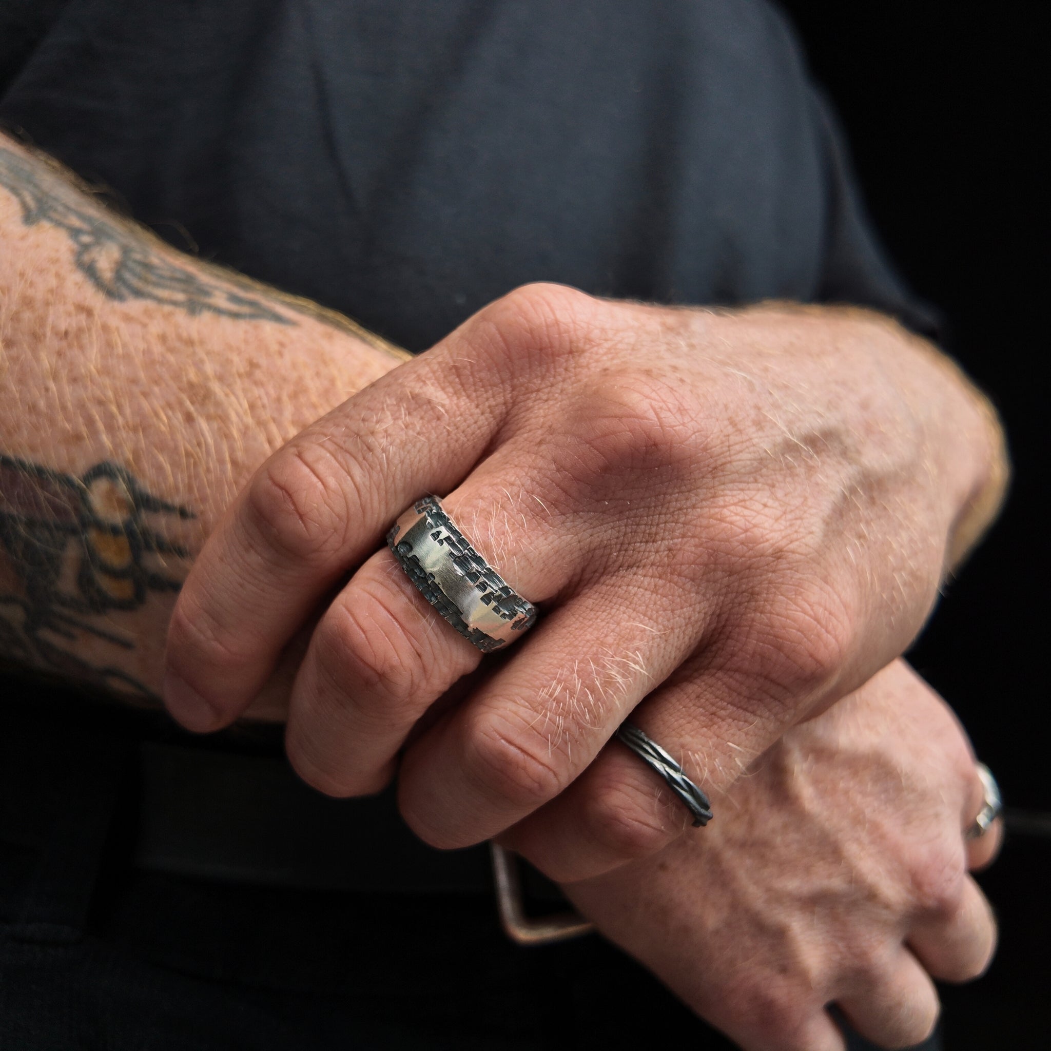 Luna Silver 10mm Ring