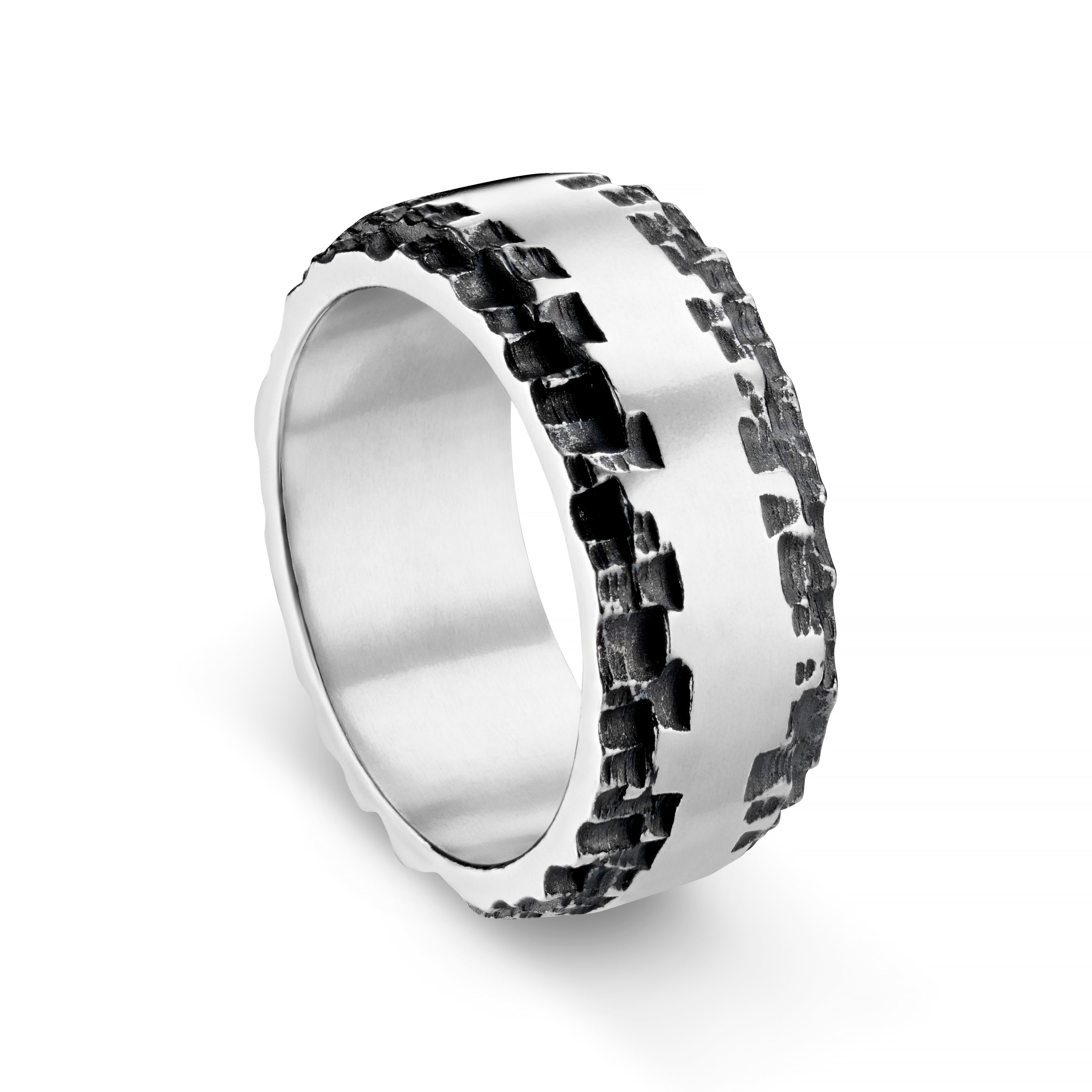 Luna Silver 10mm Ring