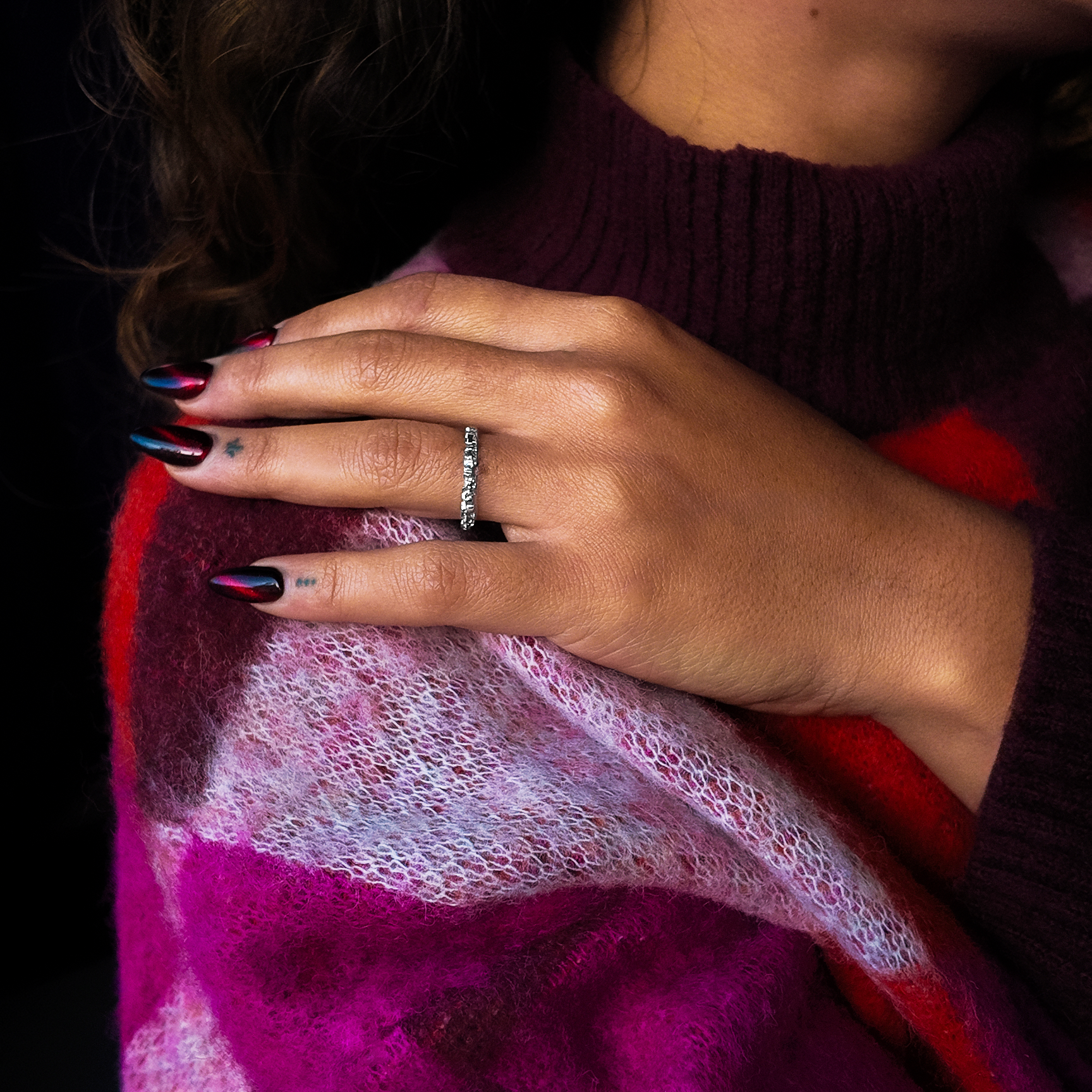 Luna Platinum 2.5mm Band