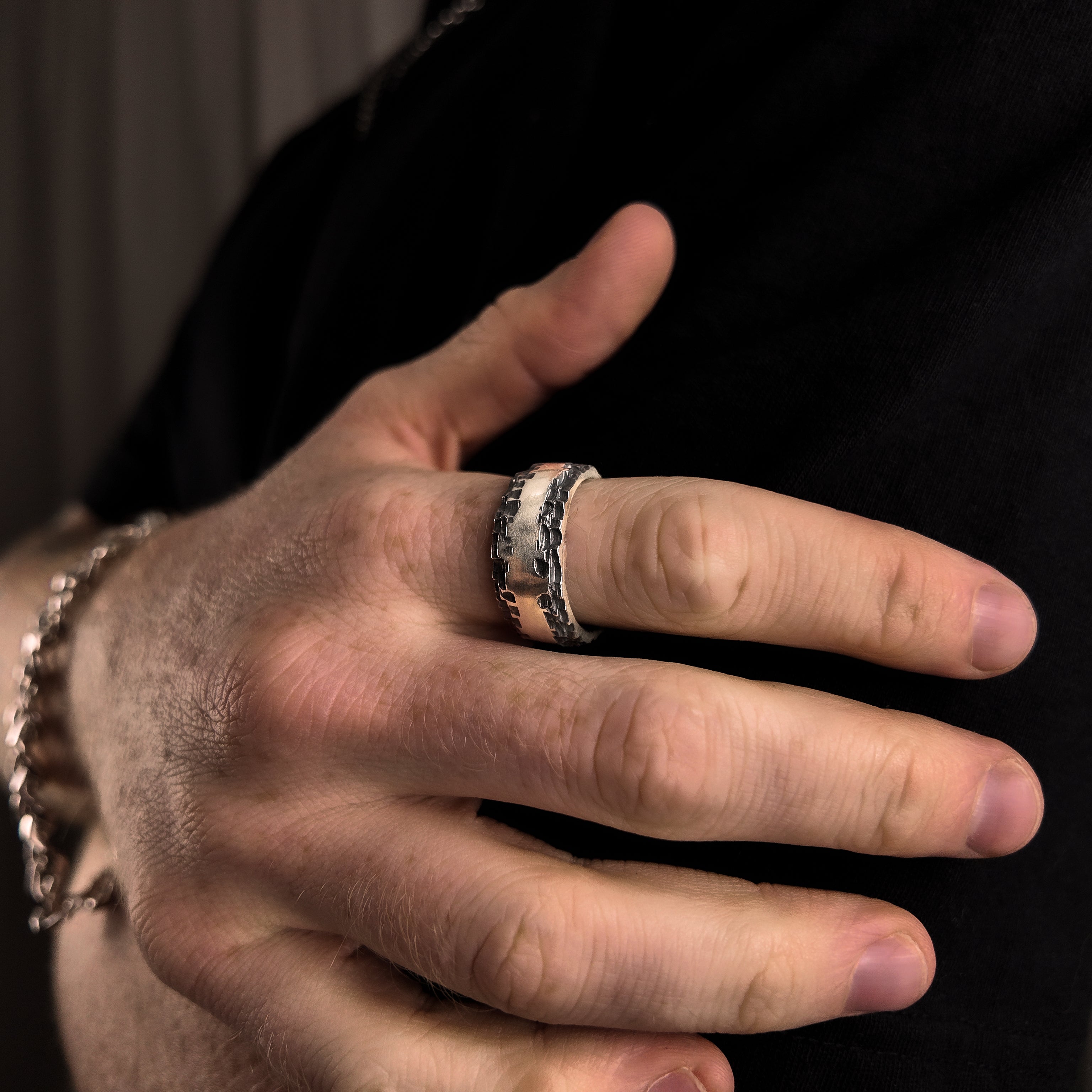 Luna Silver 10mm Ring