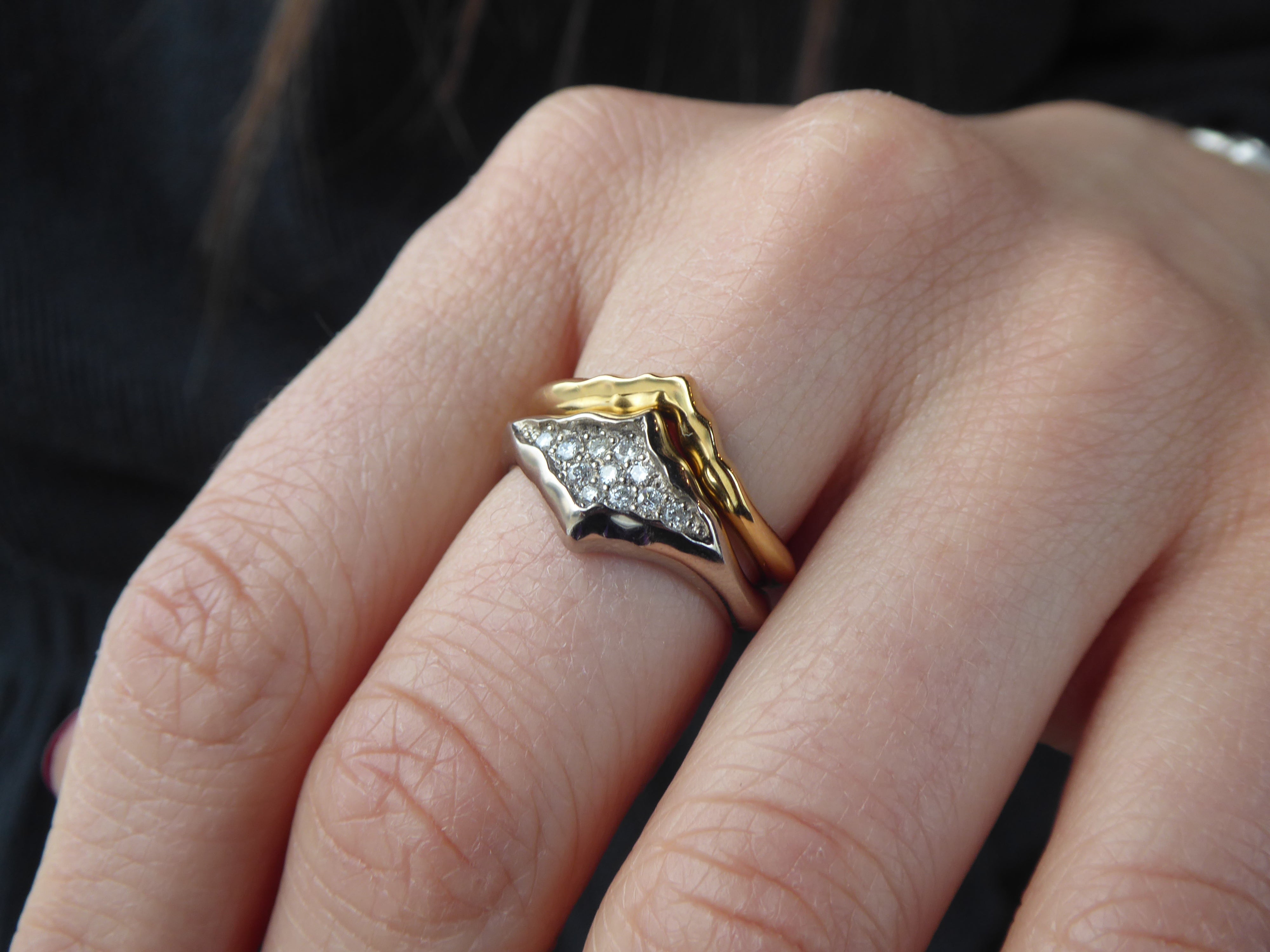 Triffid Platinum Marquise Diamond Ring