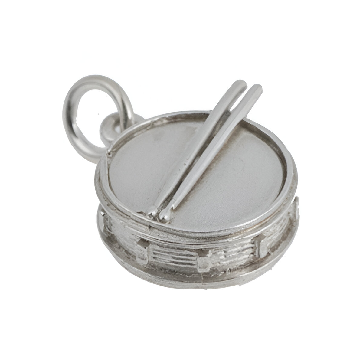 Silver drum charm from the band set of 5 charms.