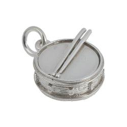 Silver drum charm from the band set of 5 charms.