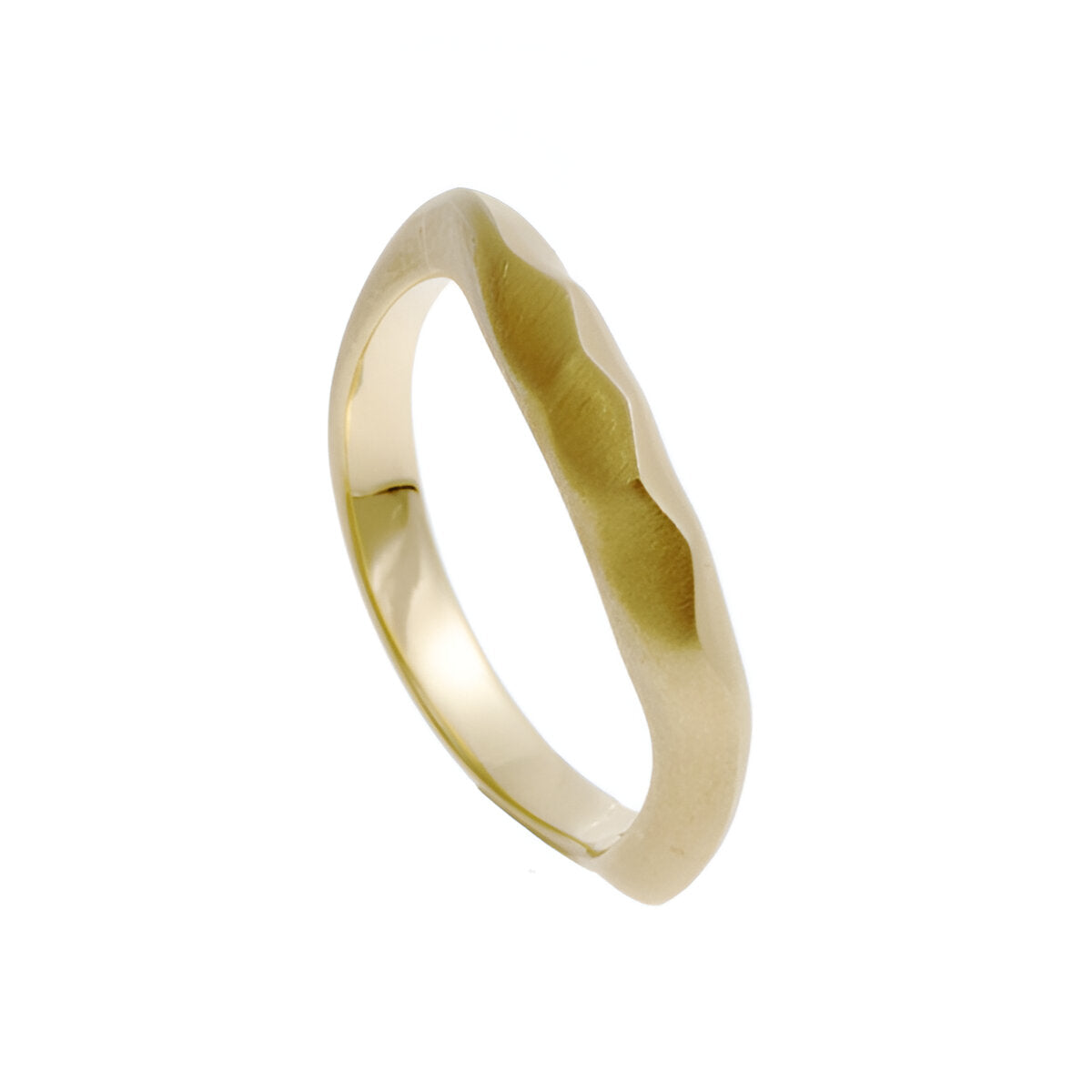 This ring measures 3.5mm at its widest point and tapers to 3mm.