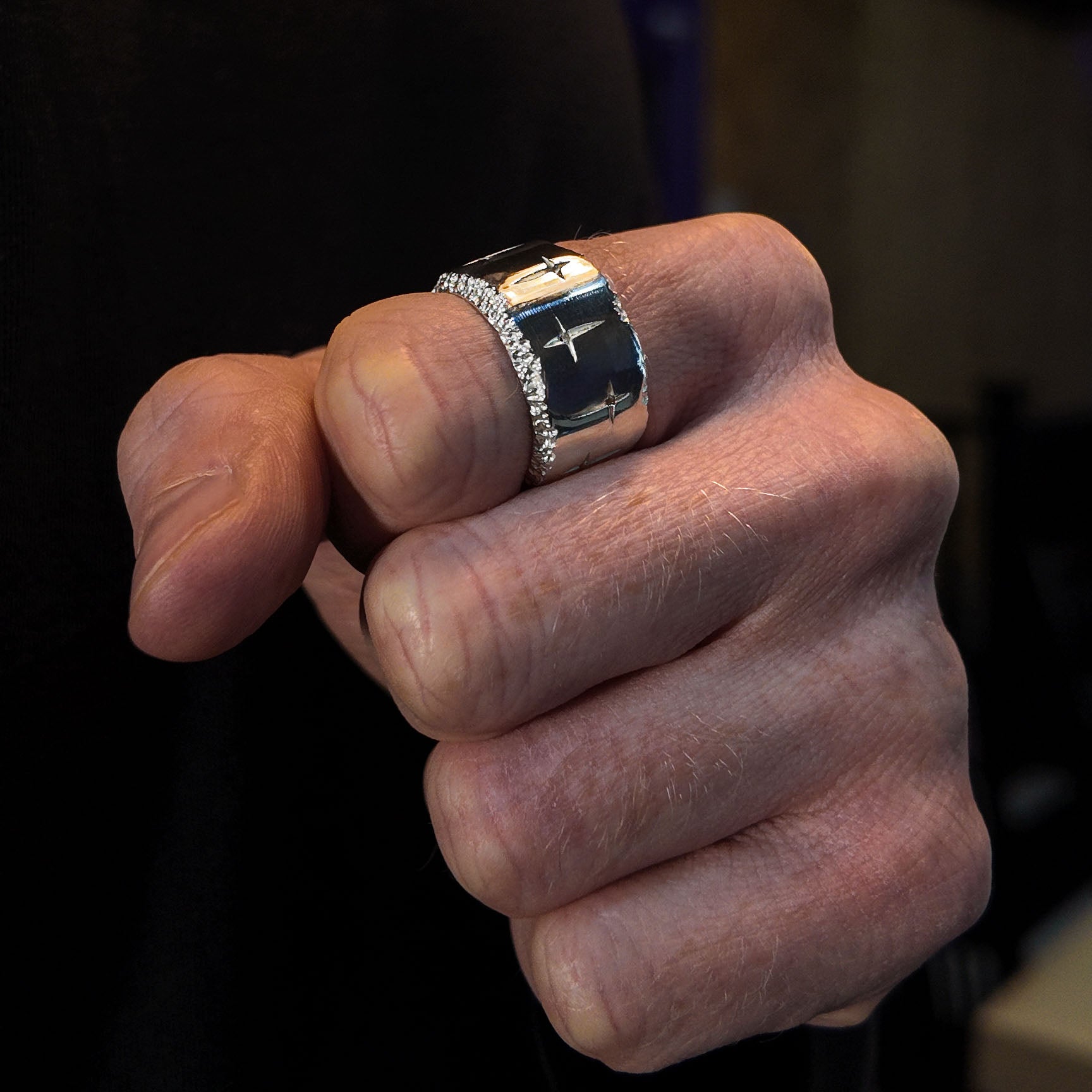 Trinity Platinum 14mm Ring