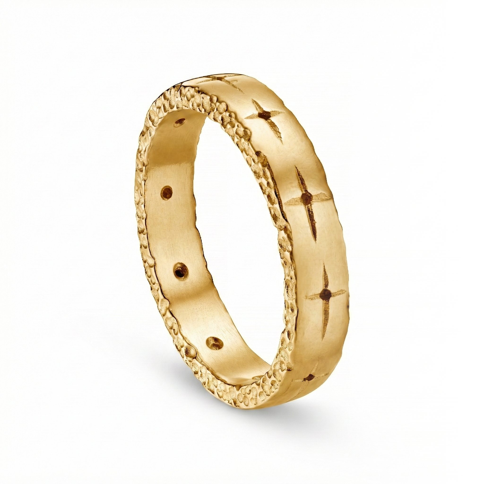 Trinity 9ct Gold 4.5mm Ring