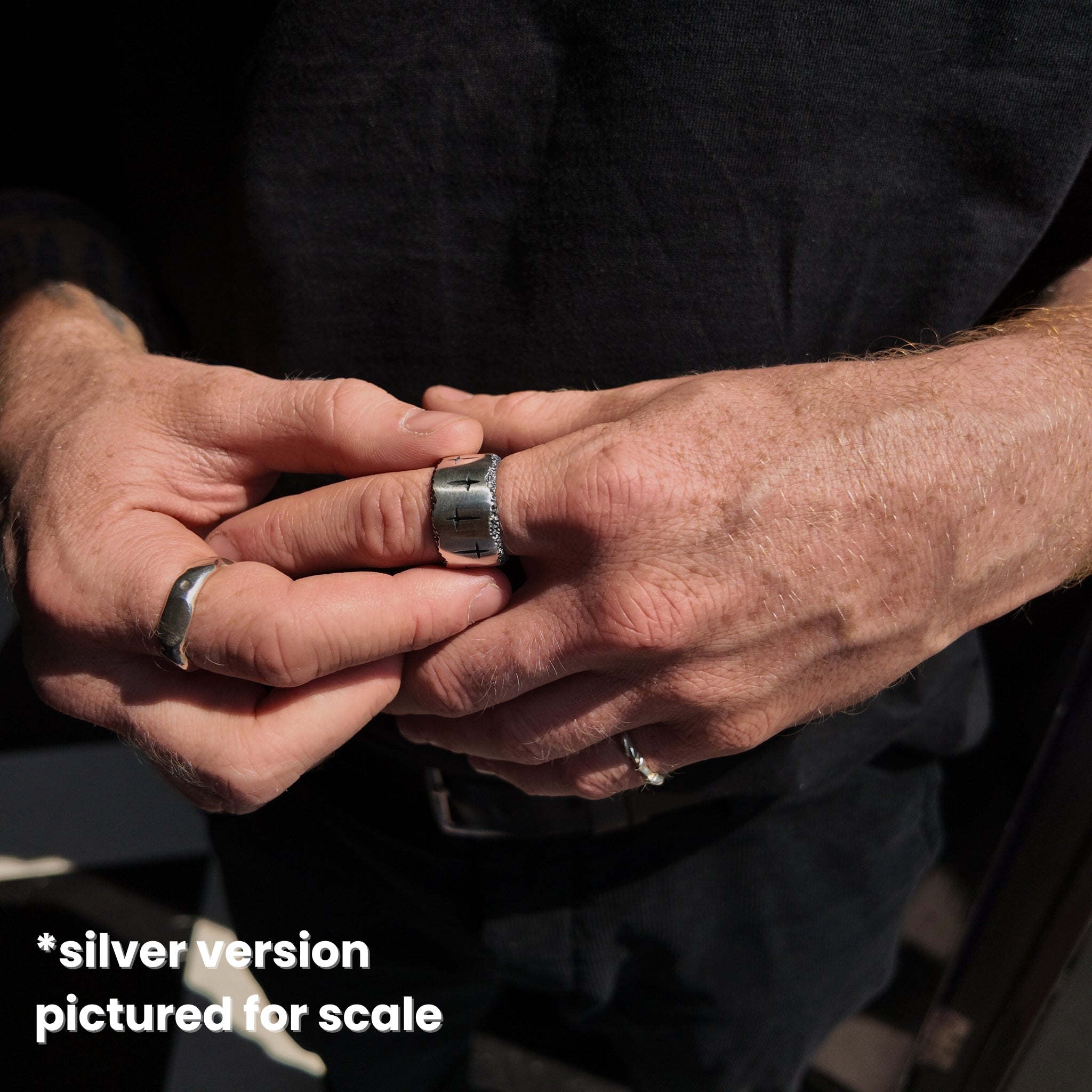 Trinity Platinum 14mm Ring