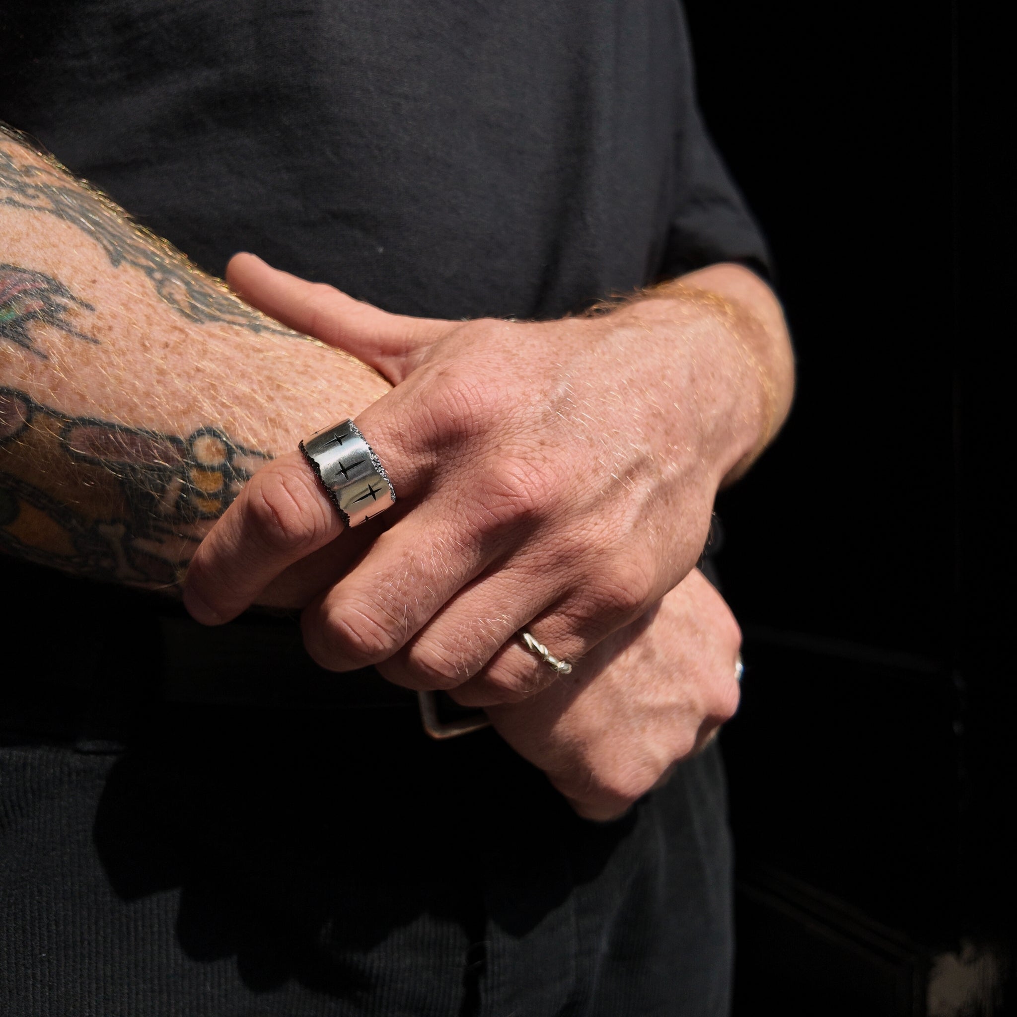 Trinity Silver 14mm Ring