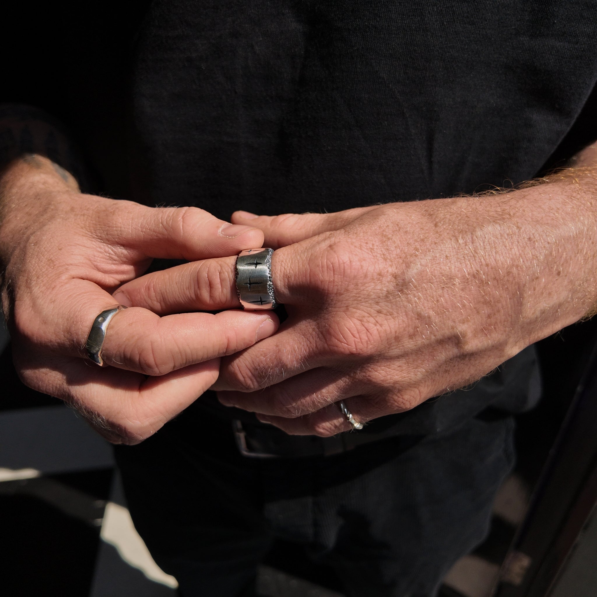 Trinity Silver 14mm Ring