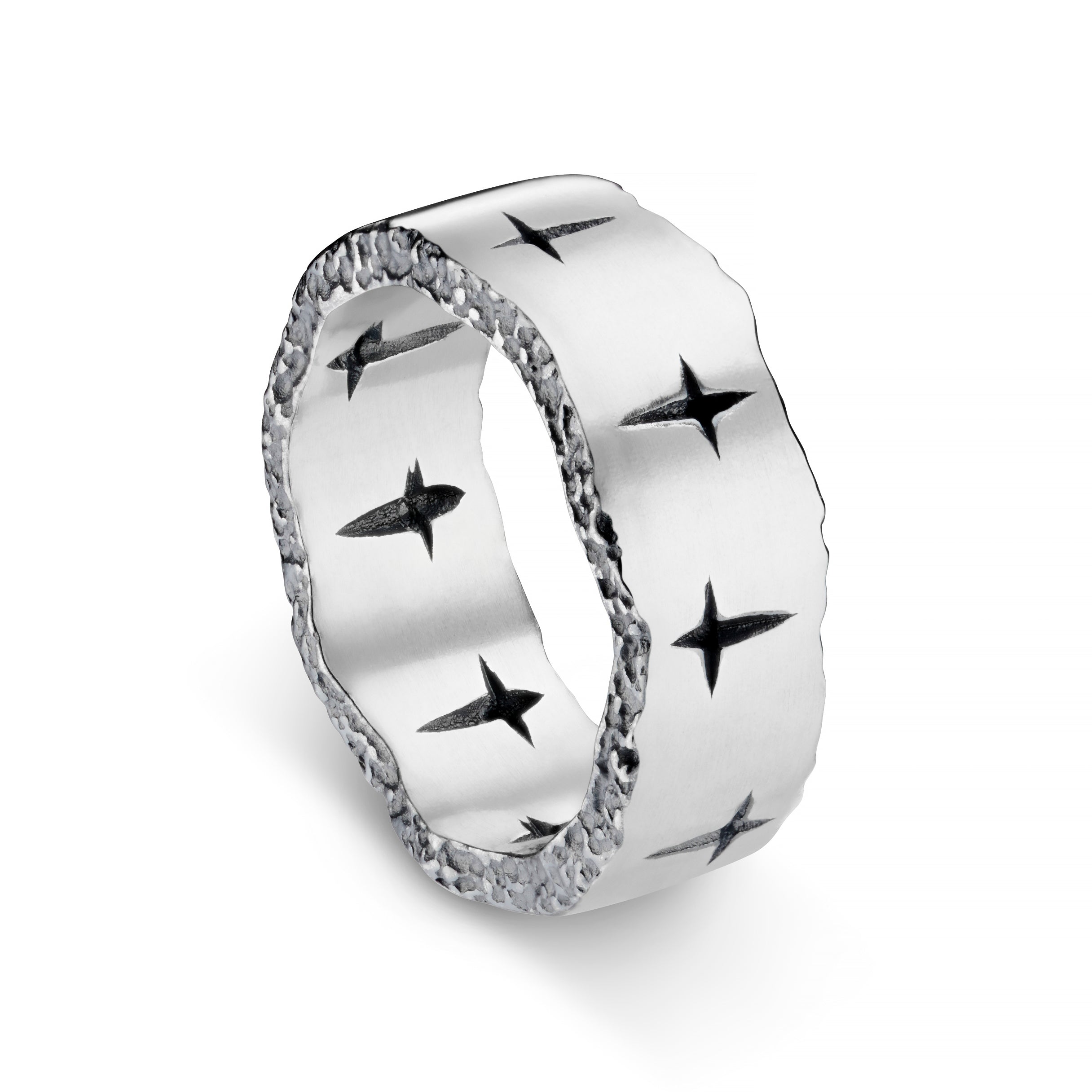 Trinity Silver 8mm Ring
