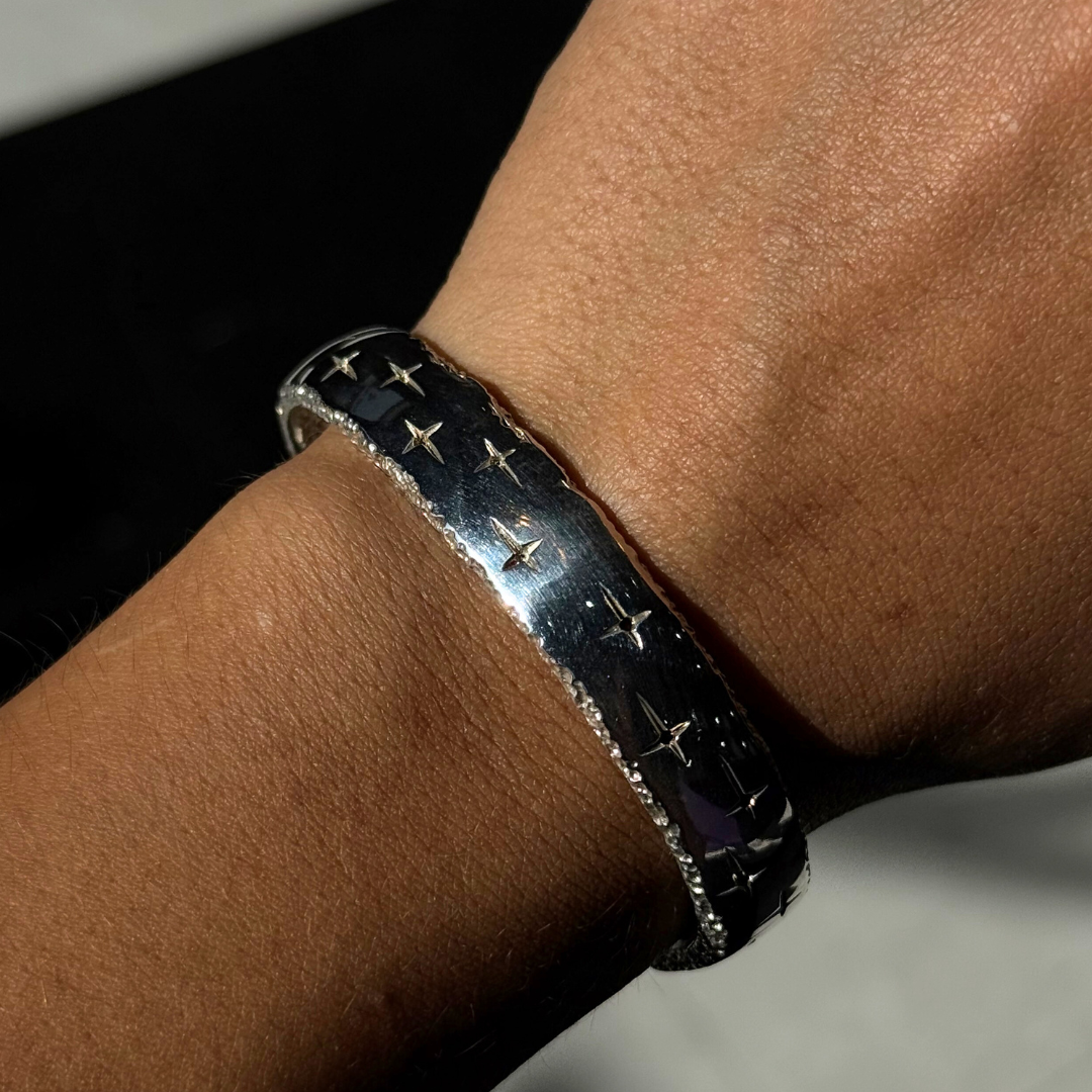 Trinity Silver Narrow Cuff