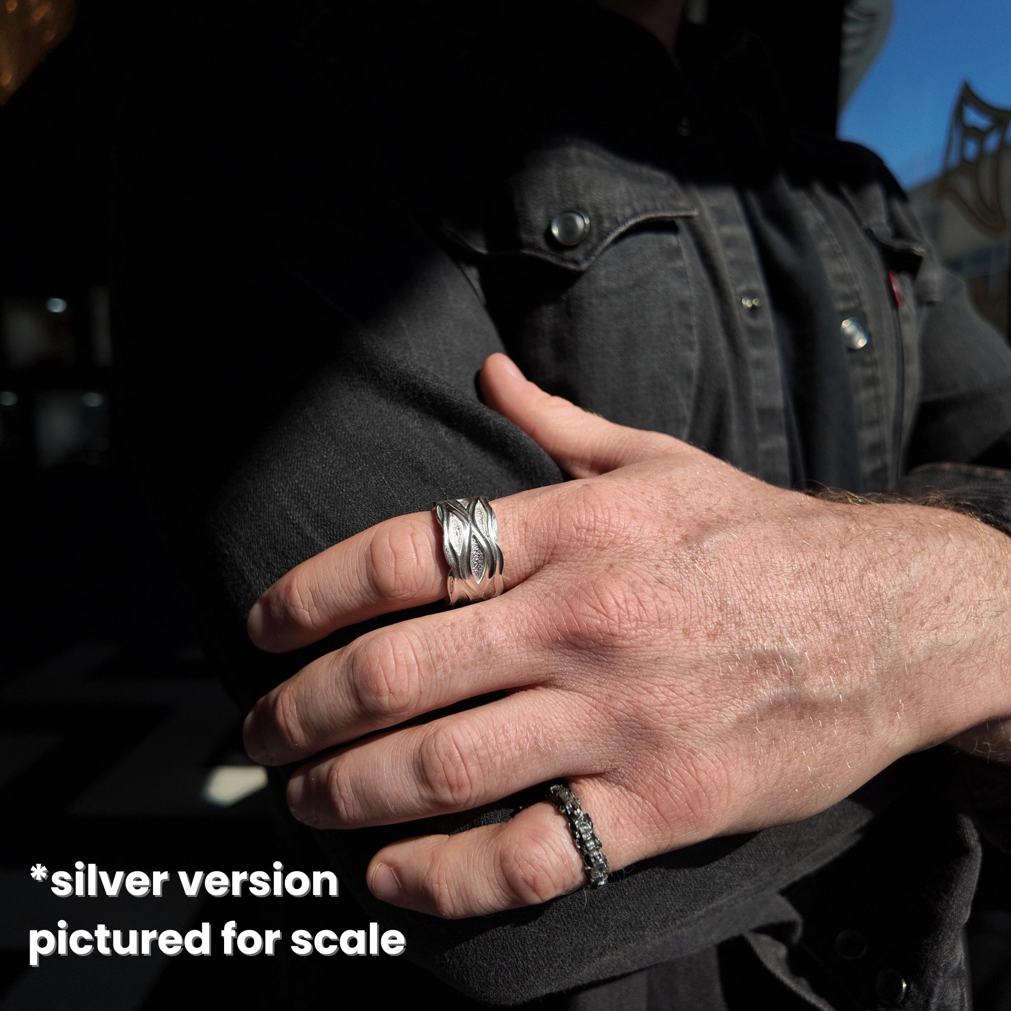 Luna Rose Gold All Rough Band