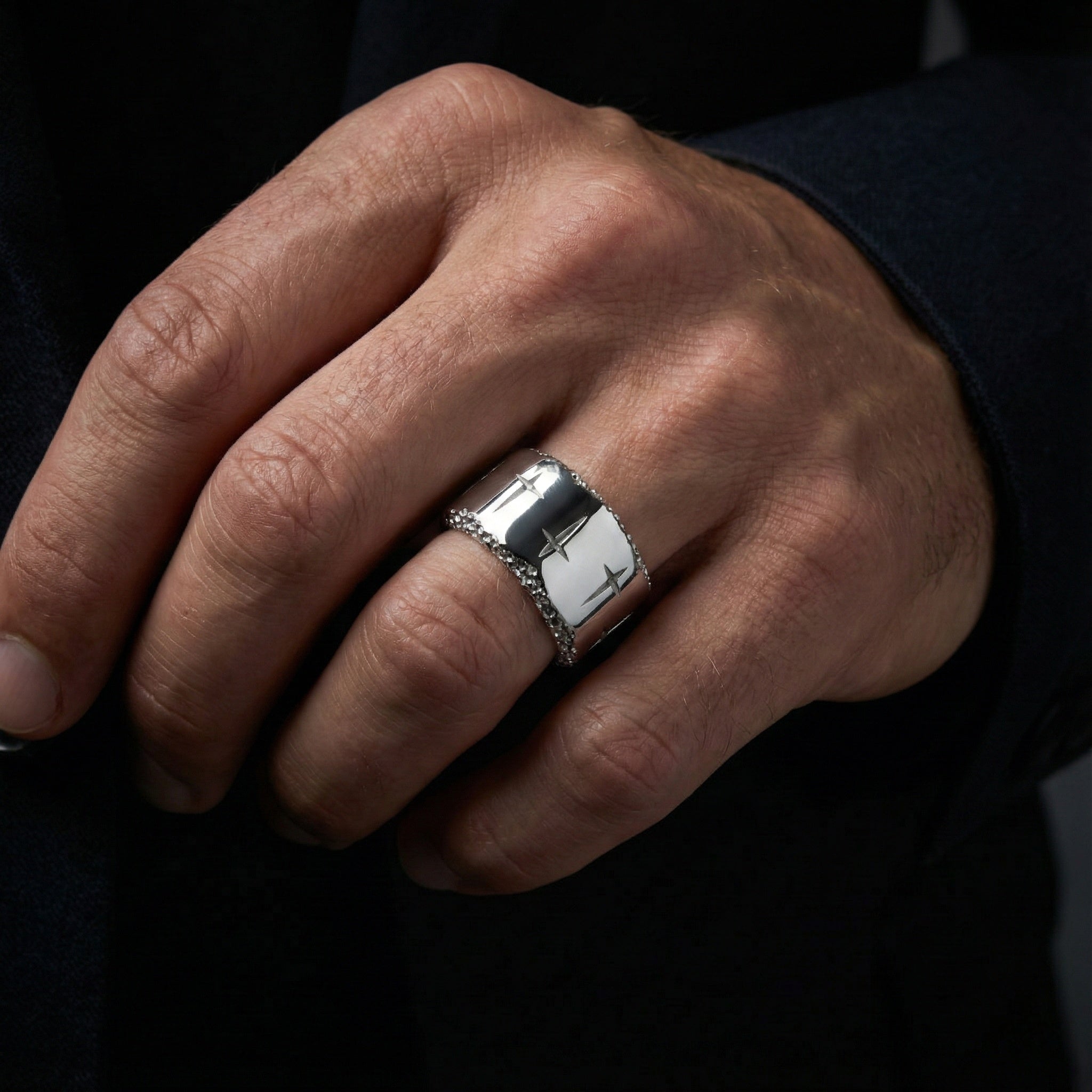 Trinity Platinum 14mm Ring