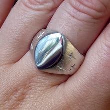 Trinity Large Silver Signet Ring