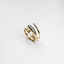 Triffid 18ct Yellow Gold Coil Diamond Ring