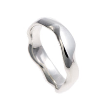 Carved Narrow Band in 9ct or 18ct Yellow, White, Rose Gold