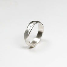 Carved Silver 6mm Ring