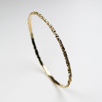 Luna 9ct Gold Bangle