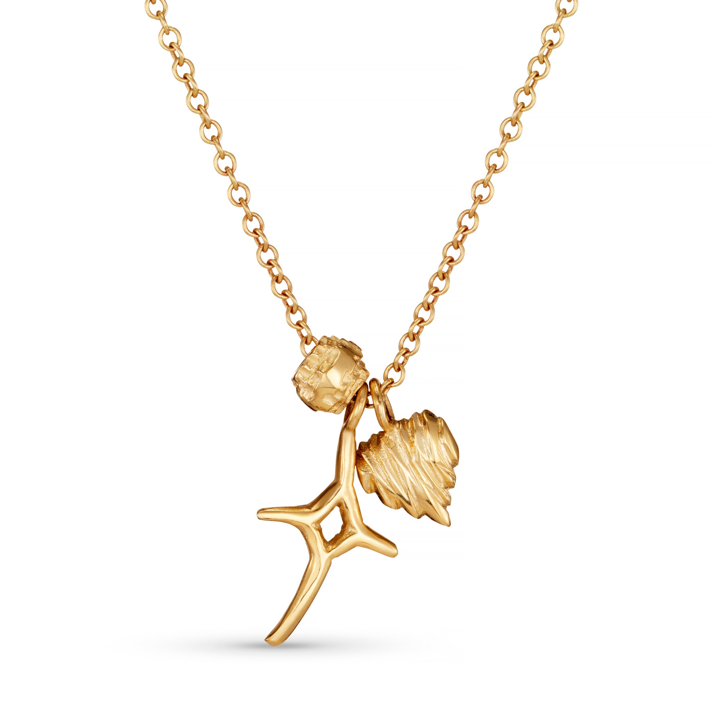 Little Things 9ct Gold Little Things Mixed Necklace