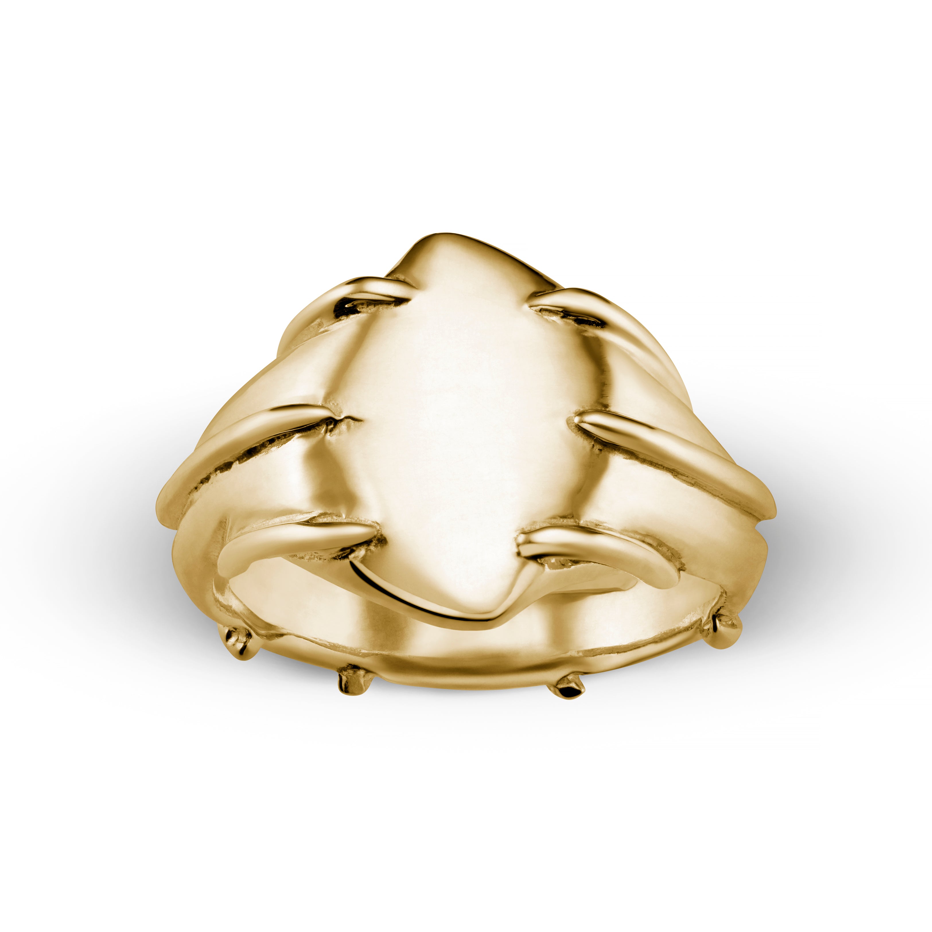Entwine 9ct Gold Signet Ring