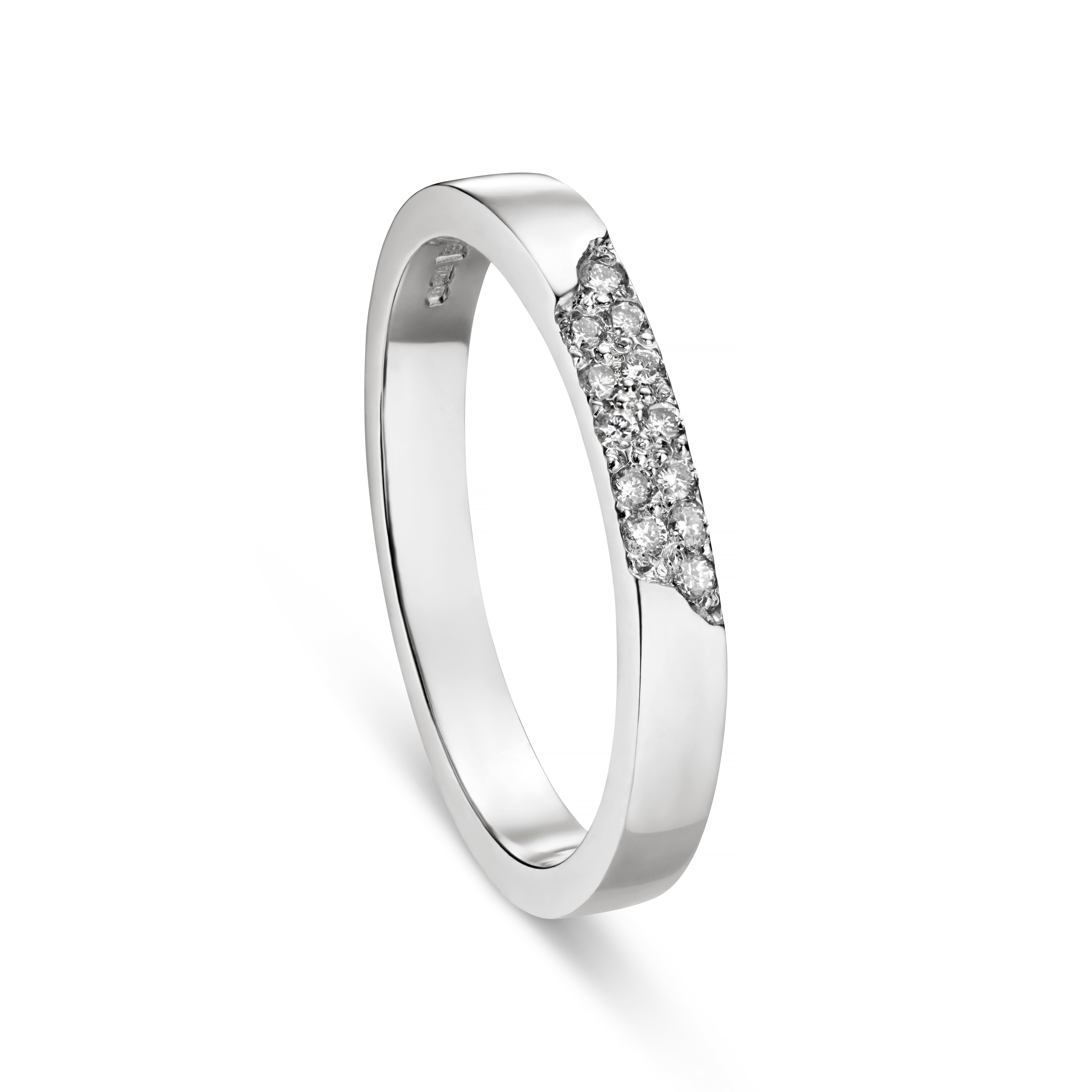 Blitz Platinum 3mm Diamond Ring