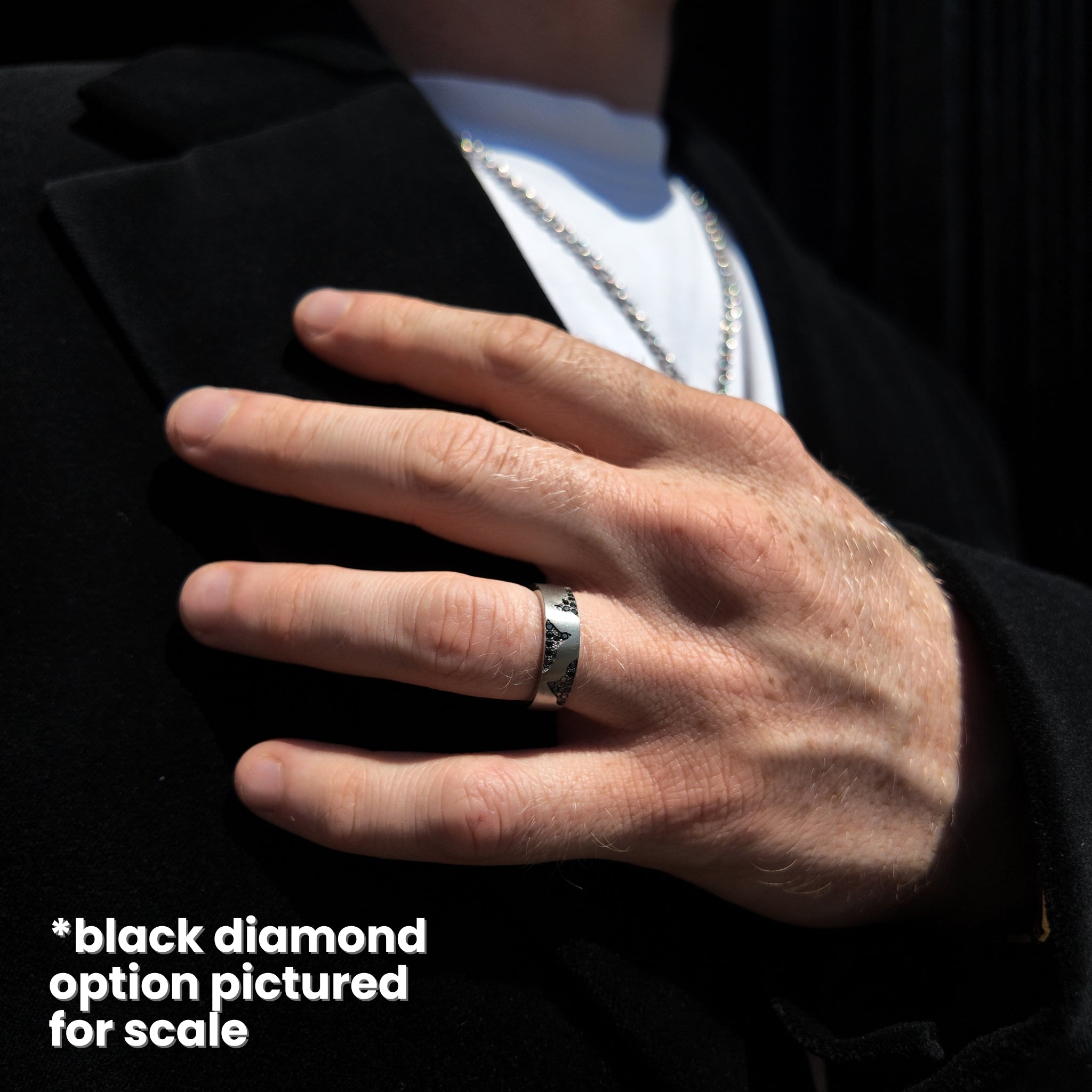 Blitz Platinum 6mm Diamond Ring