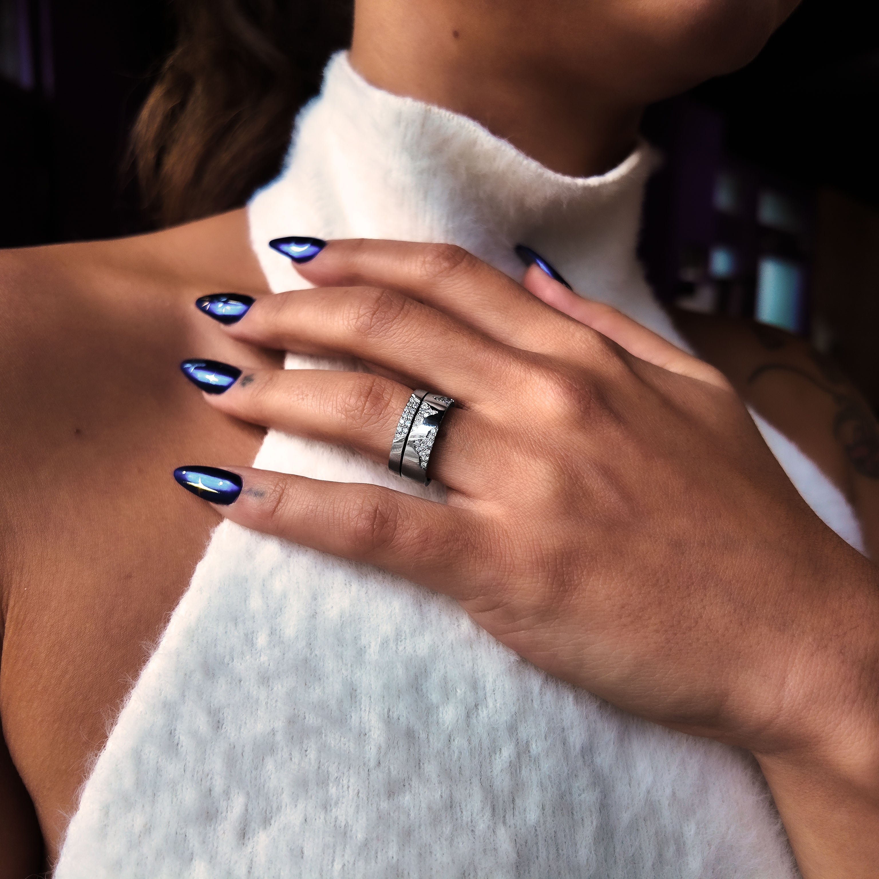 Blitz Platinum 3mm Diamond Ring