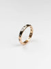 Blue 18ct Rose Gold 3.5mm Eternity Ring