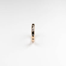 Blue 18ct Rose Gold 3.5mm Eternity Ring