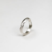 Carved Silver 4mm Ring
