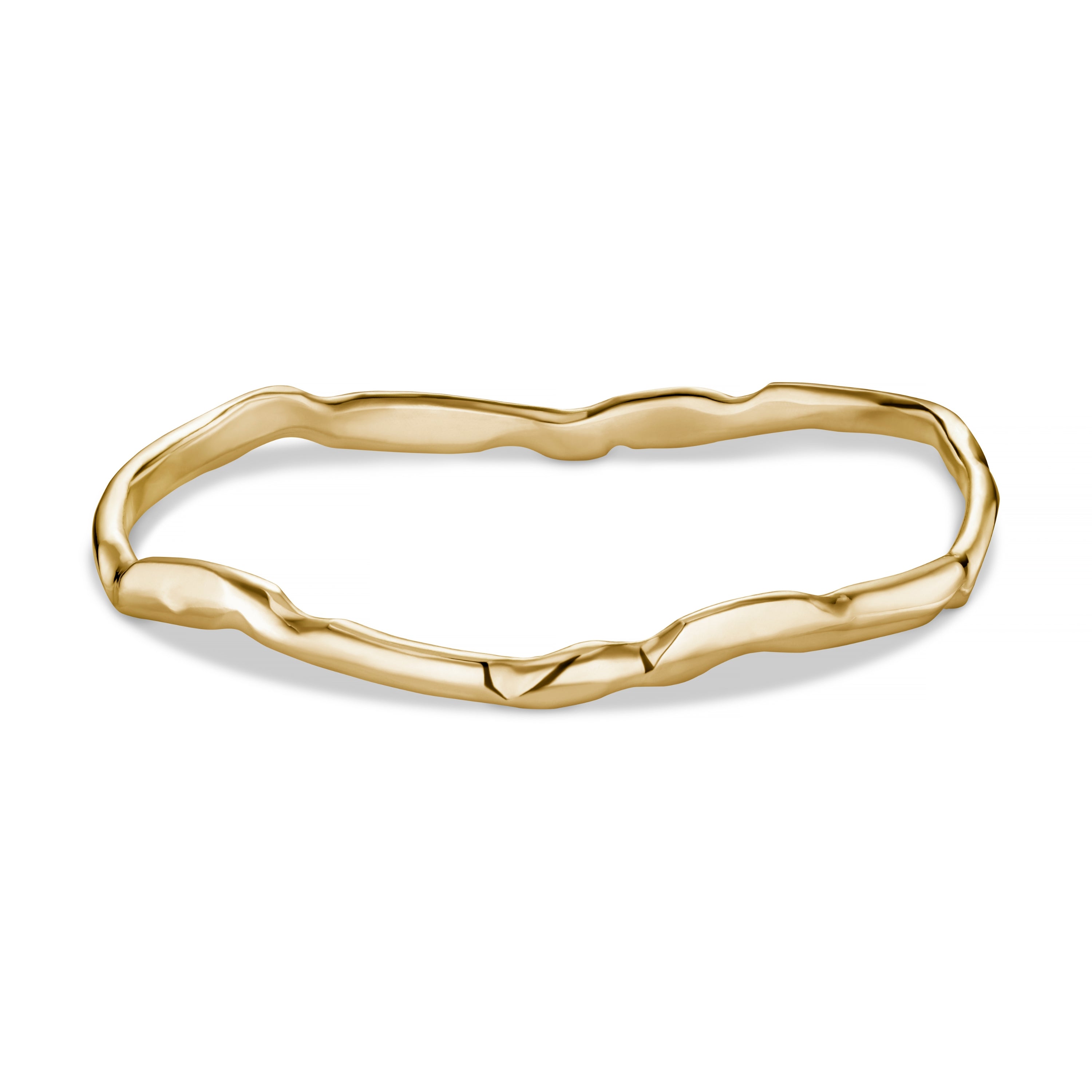 Carved 9ct Gold Bangle